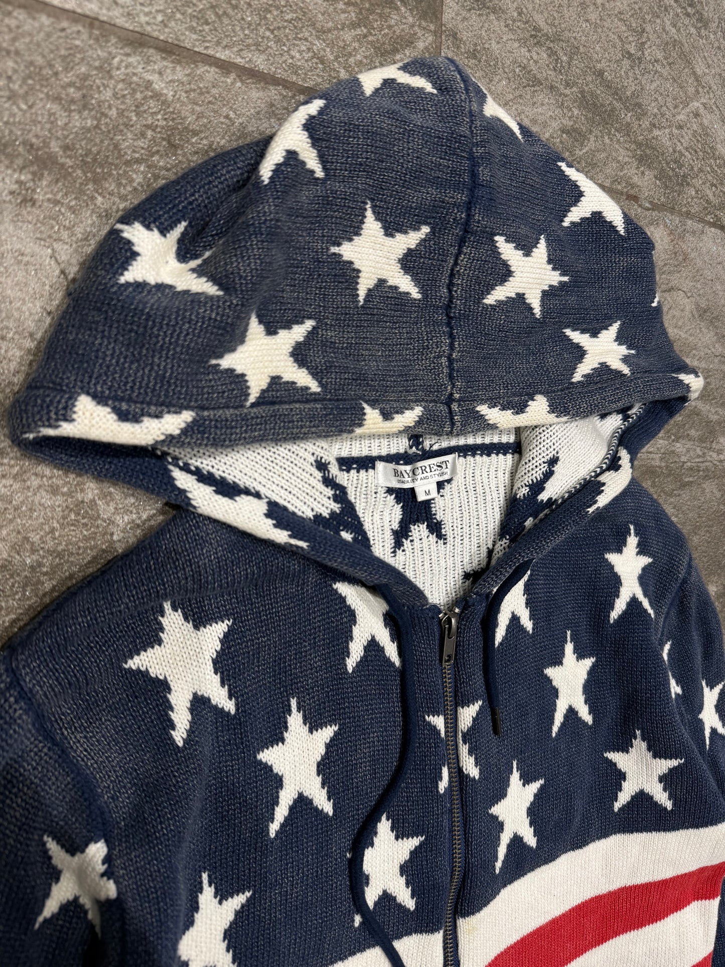 000’s Baycrest USA Zip Up Hoodie (S)