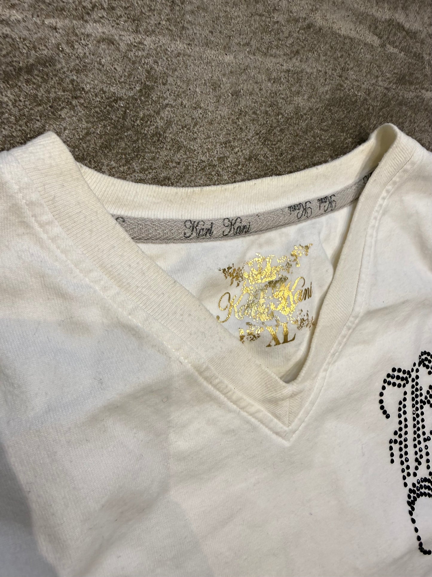 000’s Karl Kani V Neck Tee (L)