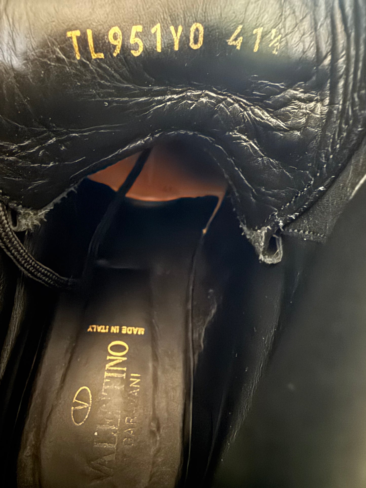 Valentino Garavani Studded High Top Boots (EU 41.5 - UK 7.5)
