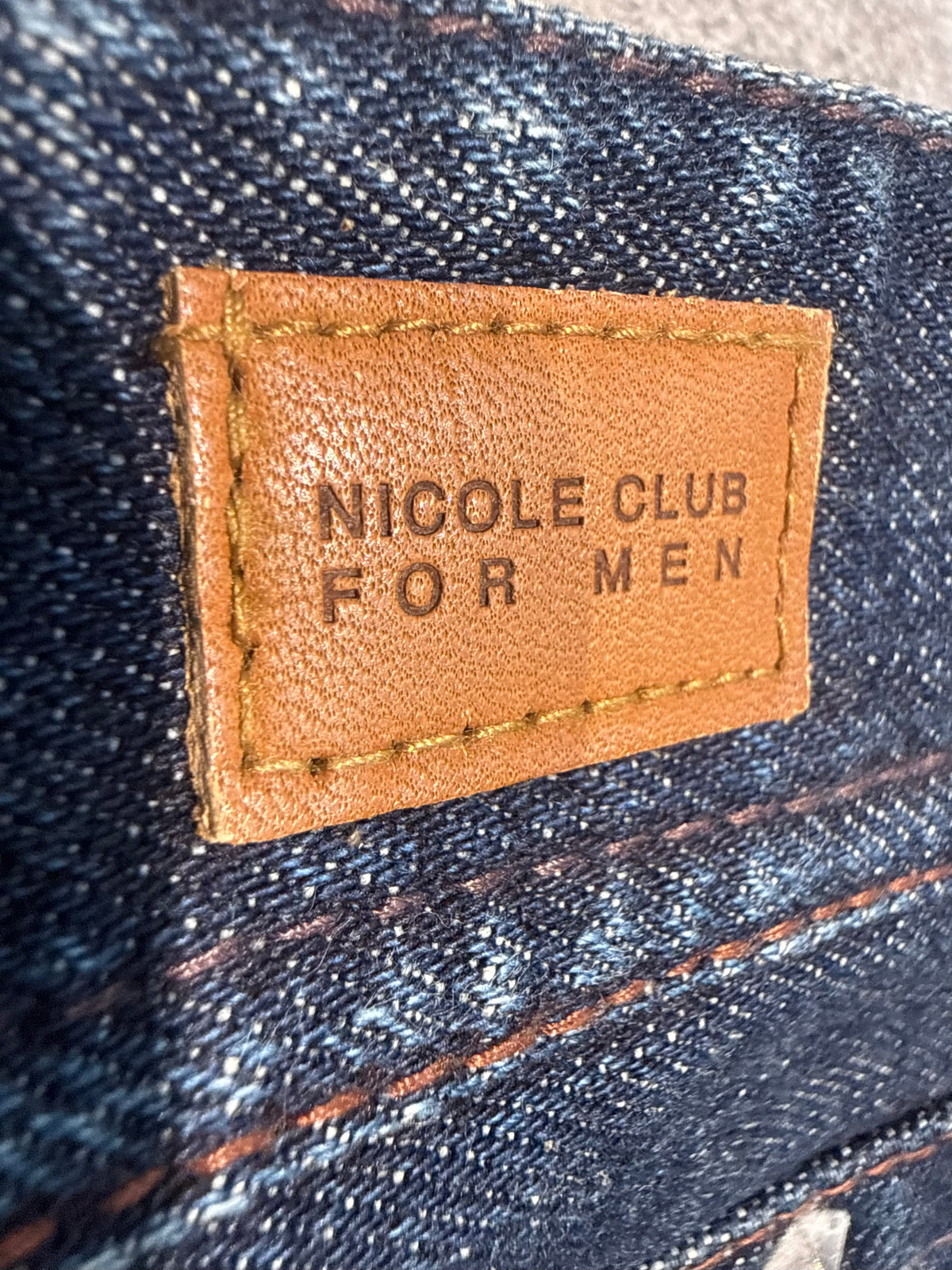 000’s Nicole Studded Snakeskin Jeans (32”)