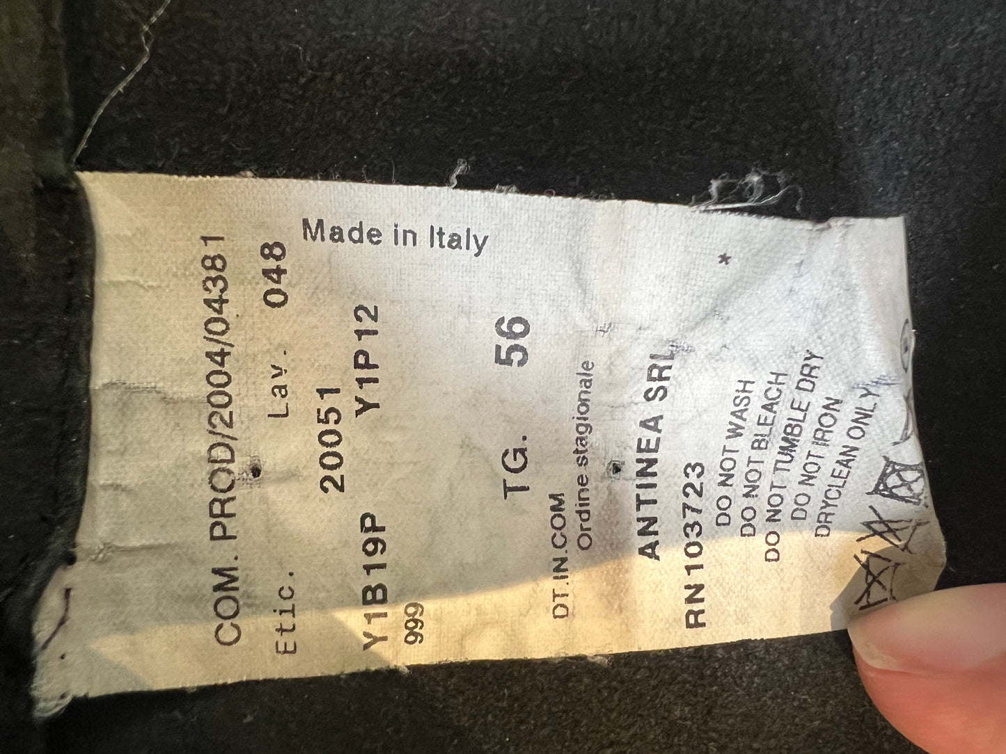 Vintage Emporio Armani Leather Jacket