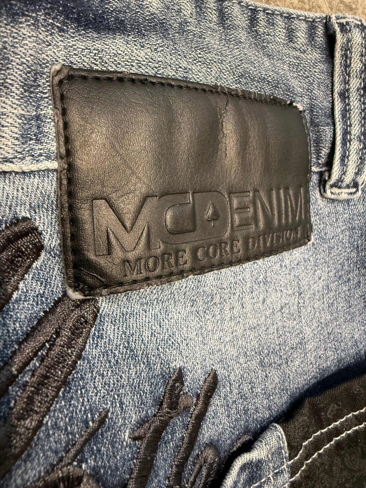000’s MCD Patchwork Slim Fit Jeans (32”)