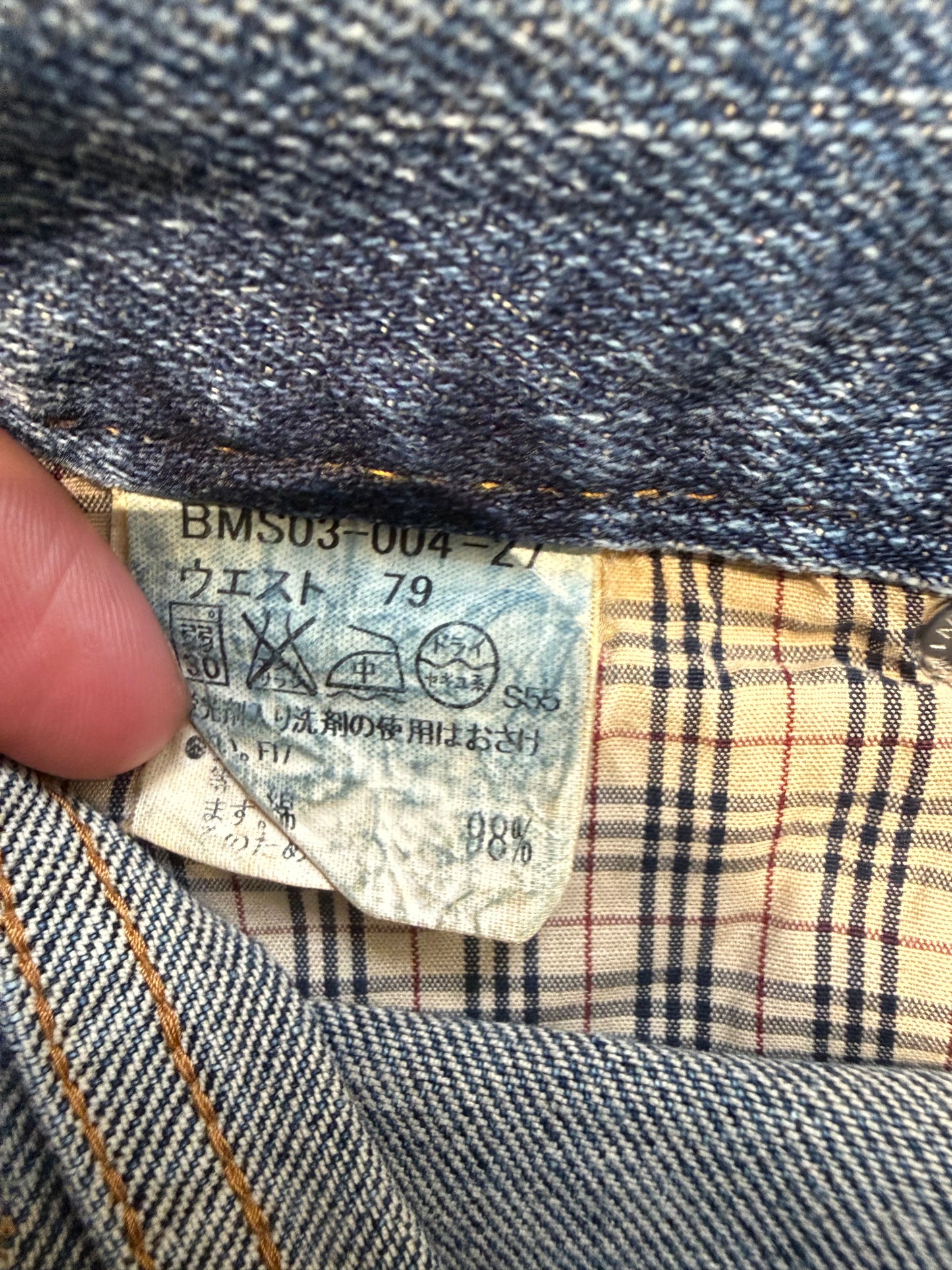 000’s Burberry Slim Fit Jeans (31”)