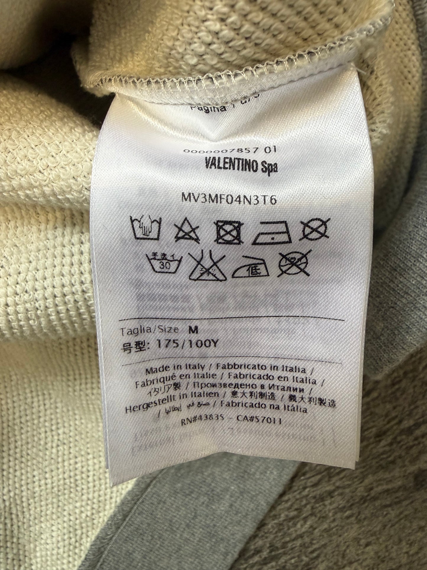Valentino Camo Stars Print Jumper (M)