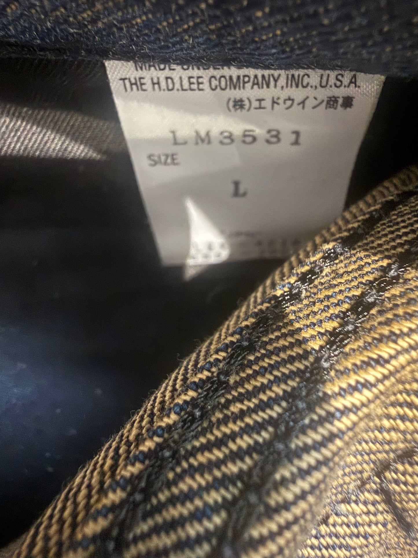 000’s Lee X Takeo Kikuchi Waxed Jeans (33”)