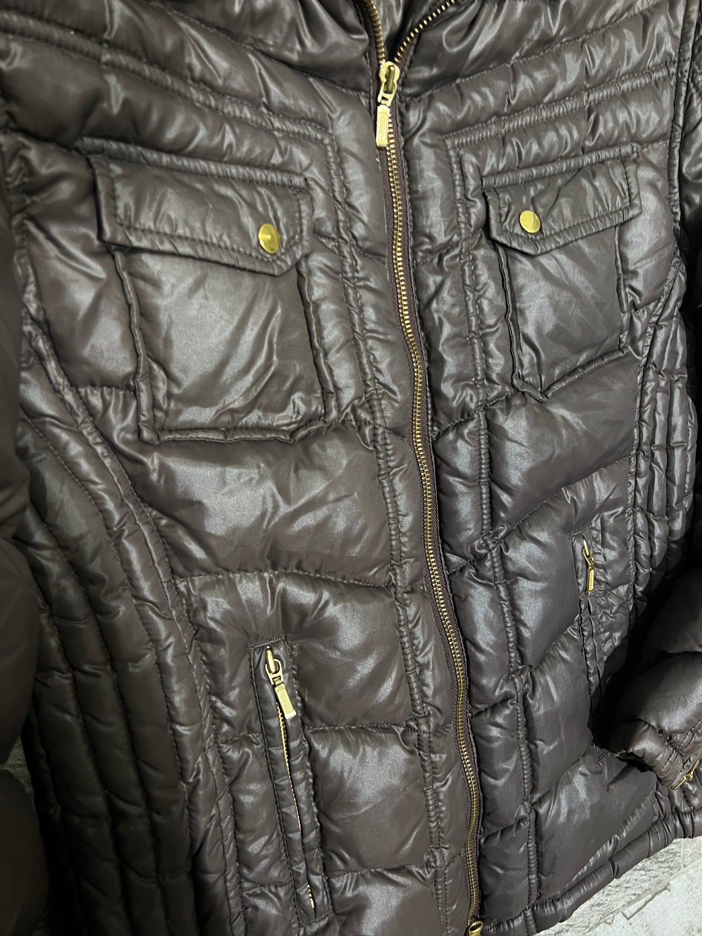 000’s Abahouse Fur Collar Puffer