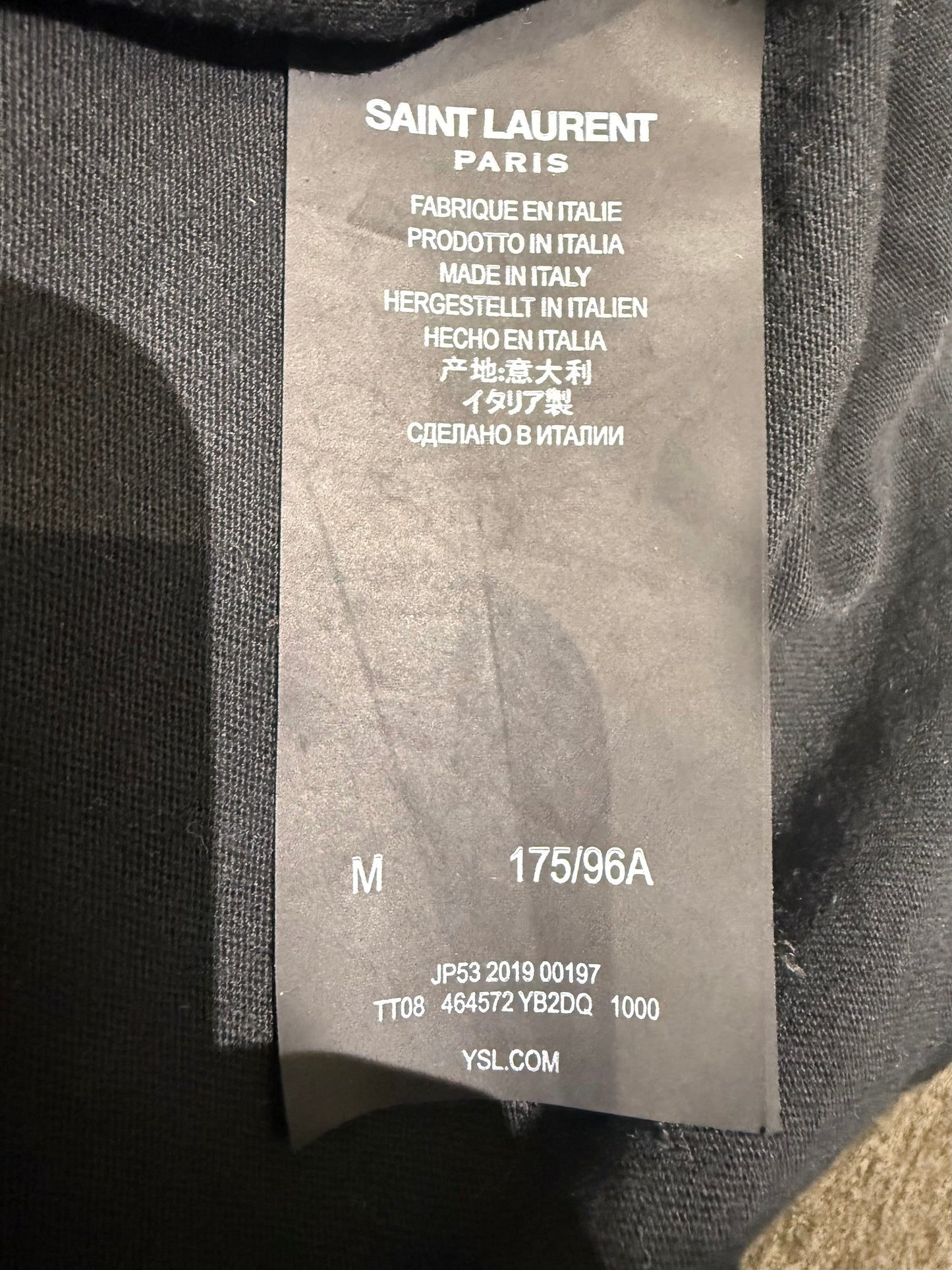 Saint Laurent Rive Gauche Tee (M)