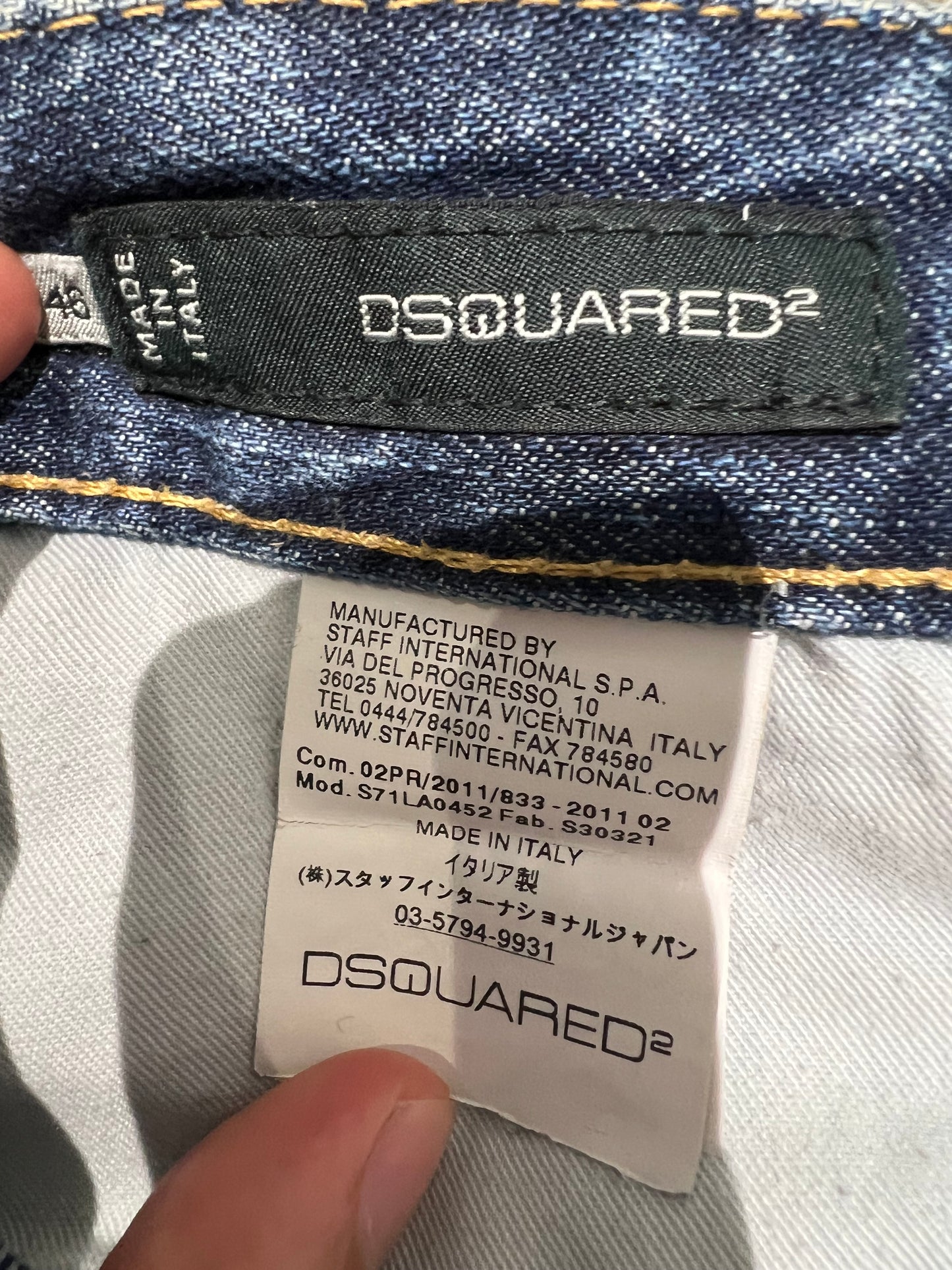 2010’s Dsquared2 Slim fit Jeans