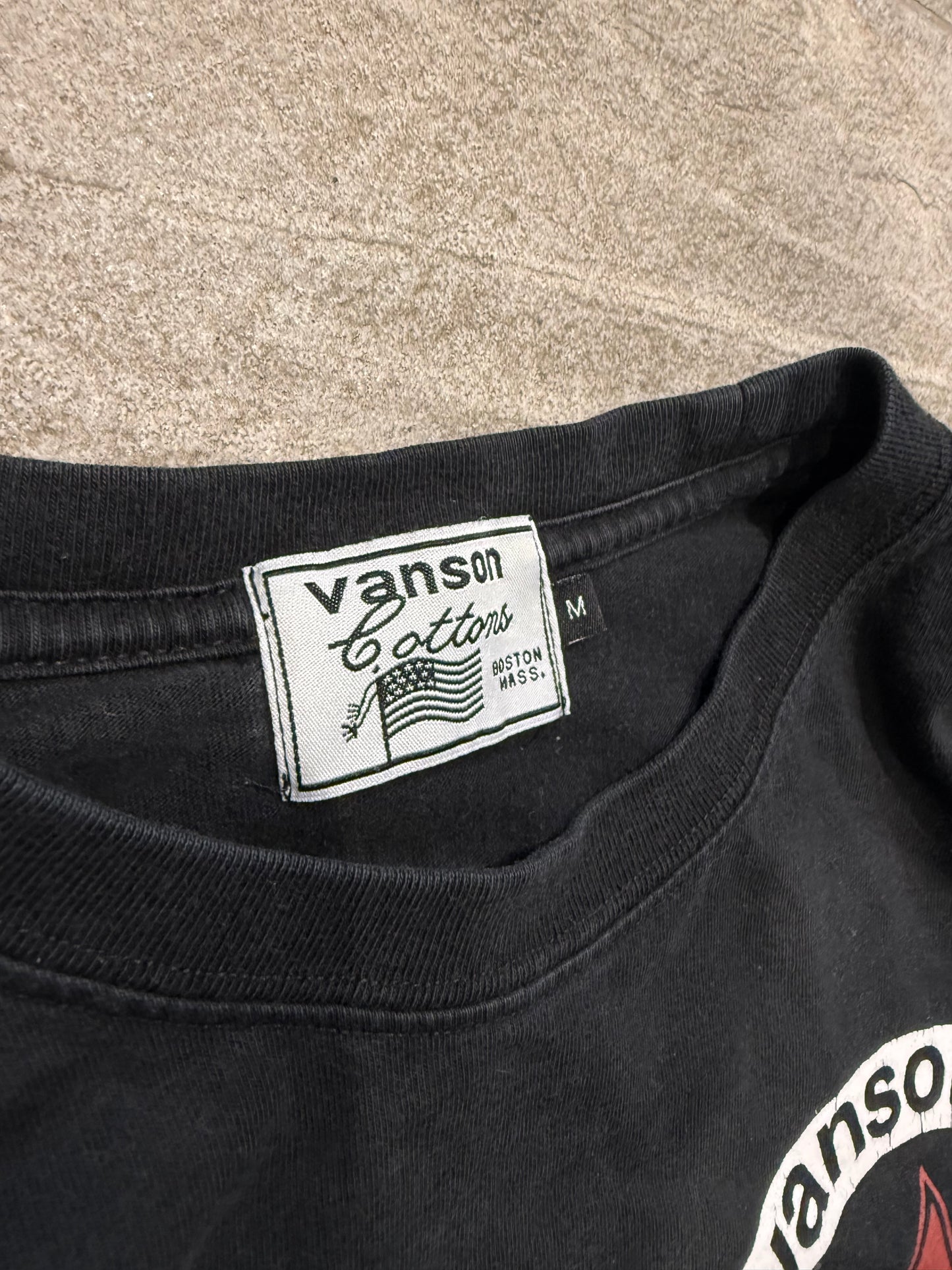 000’s Vanson Skull Longsleeve (M)