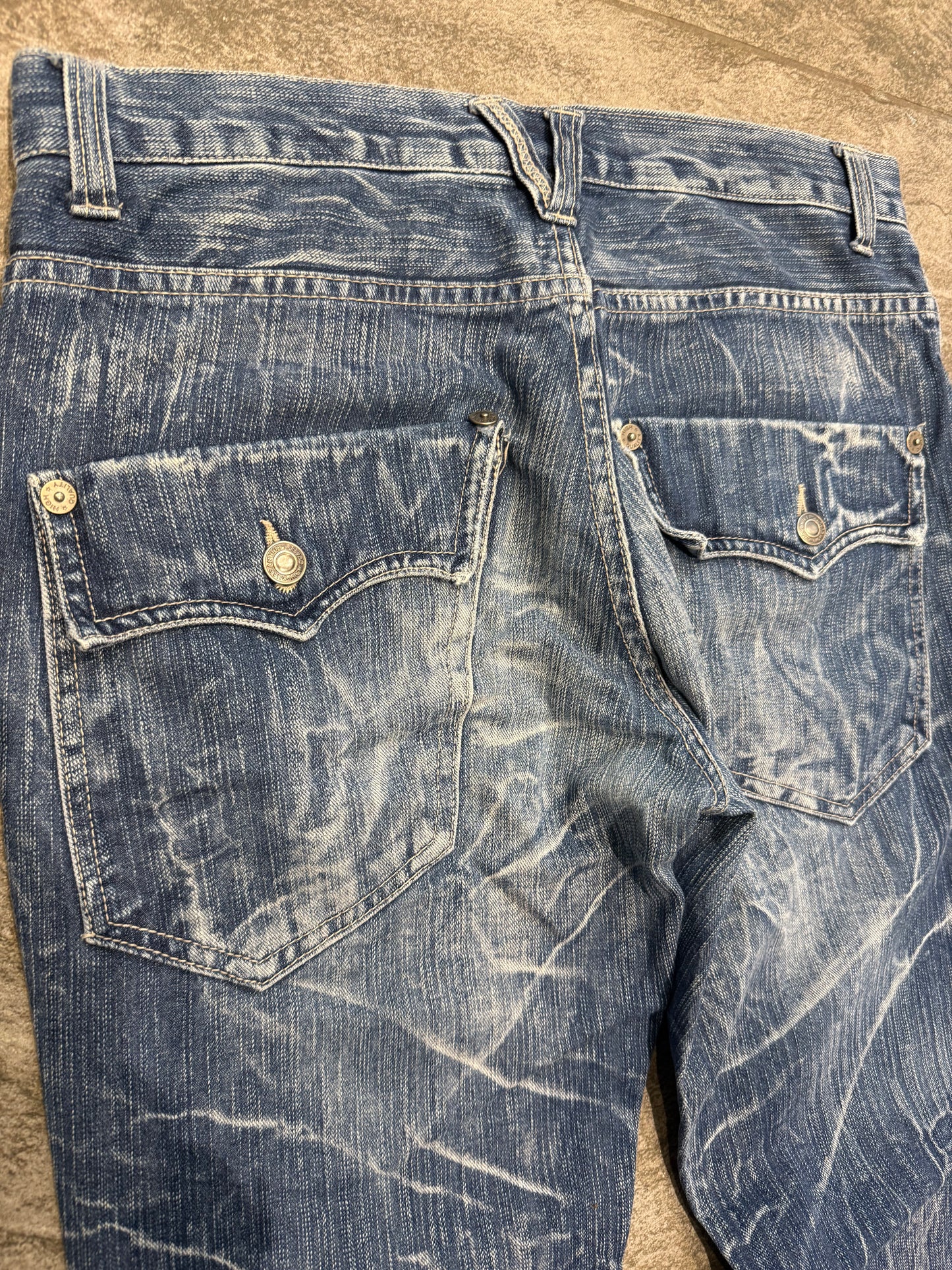 000’s Nylaus Washed Bootcut Jeans (32”)