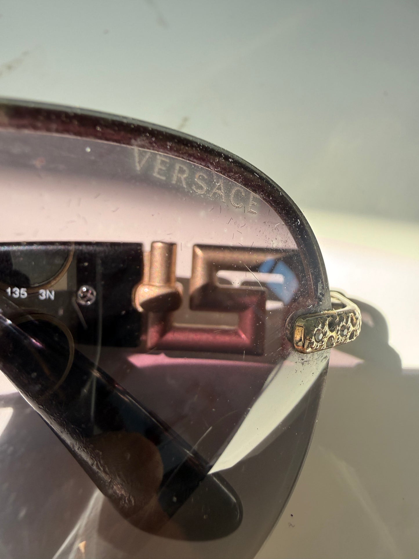 000’s Versace Aviator Sunglasses