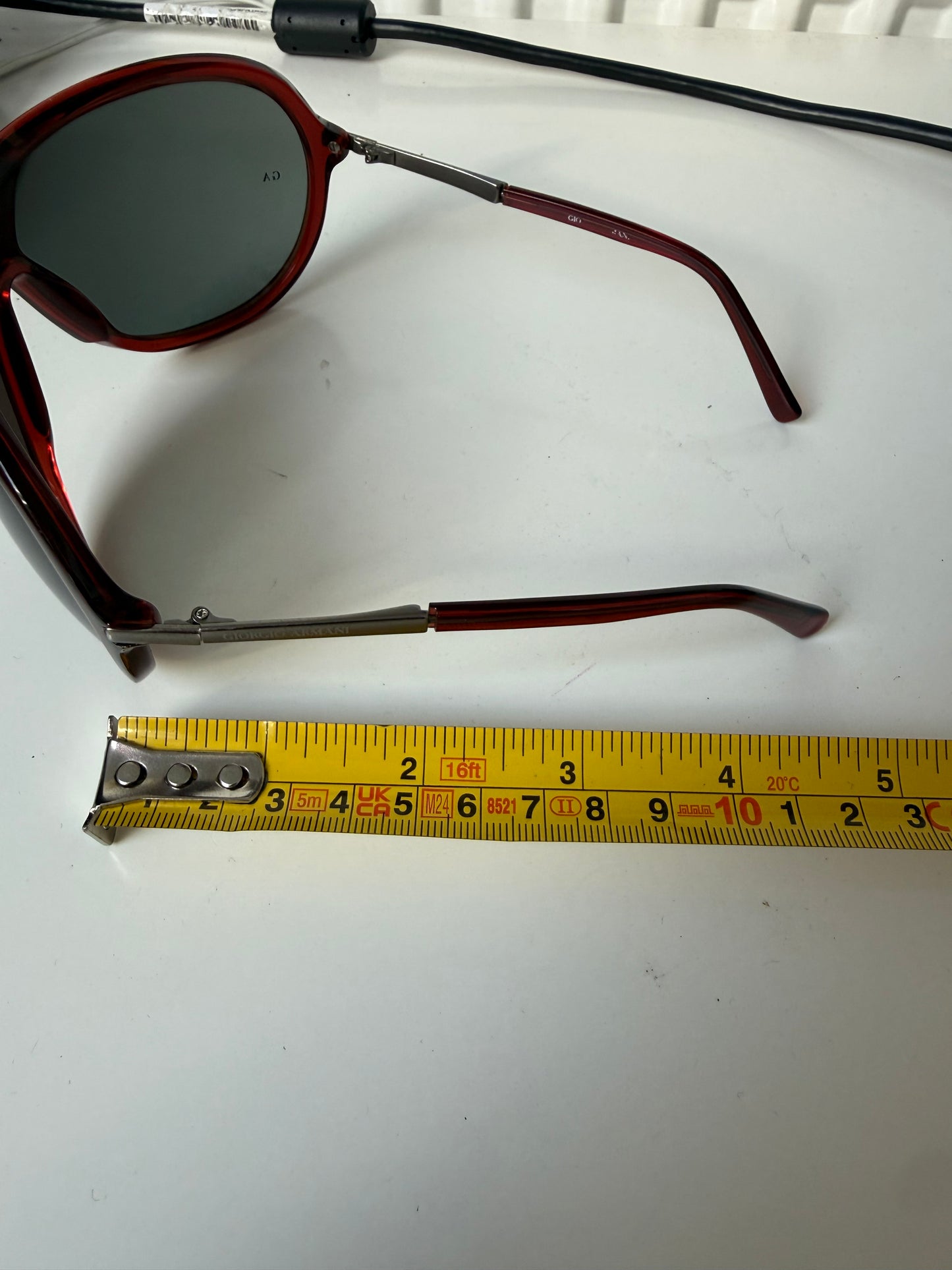 000’s Giorgio Armani Oversized Aviator Sunglasses
