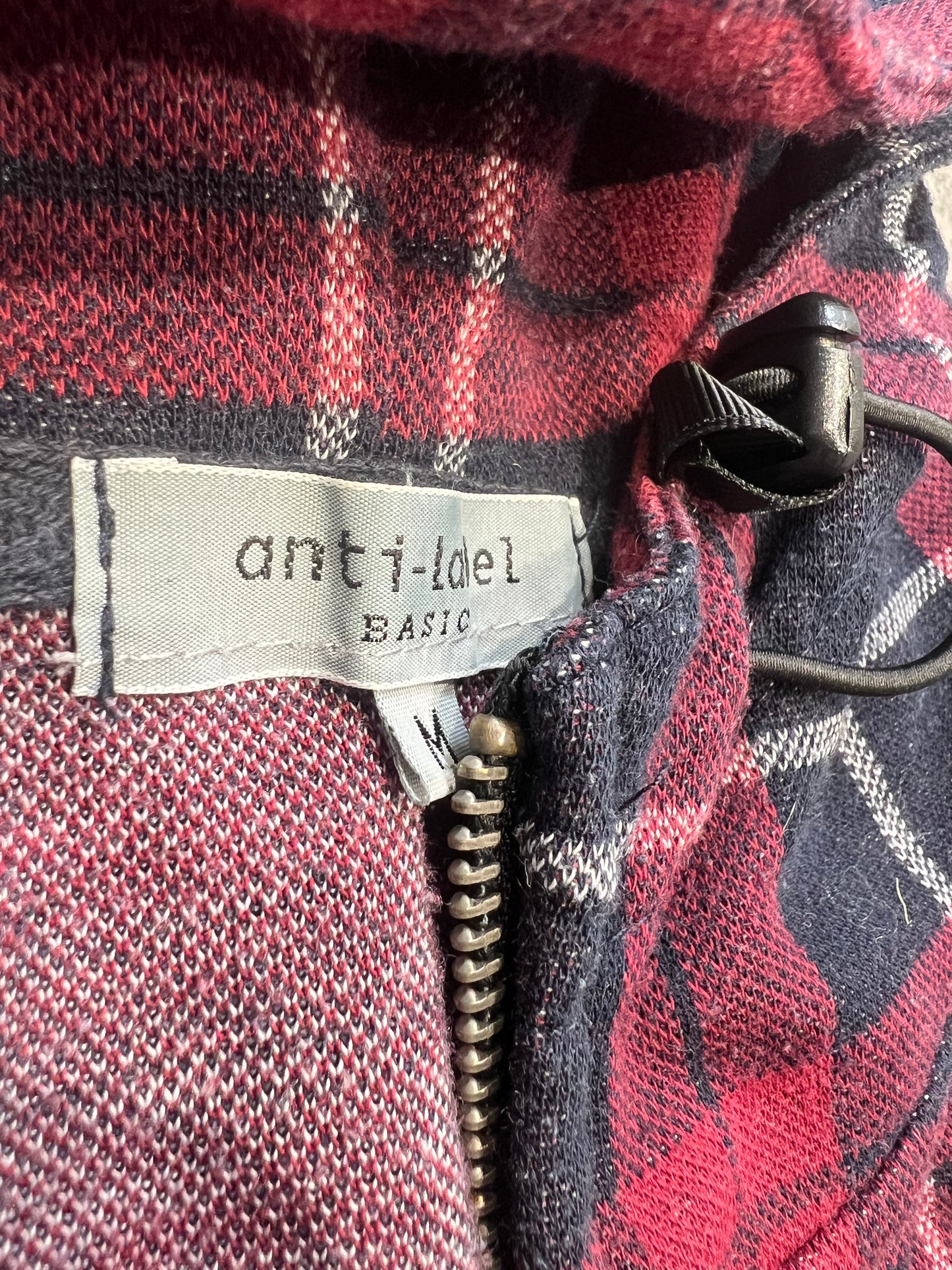 000’s Anti Label Plaid/Checkered Hoodie