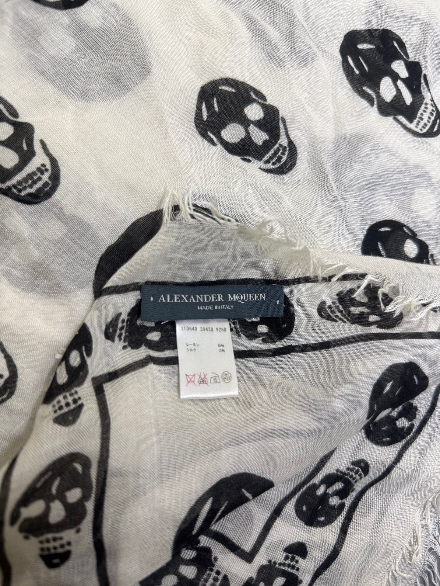 2010’s Alexander McQueen Skull Silk Scarf
