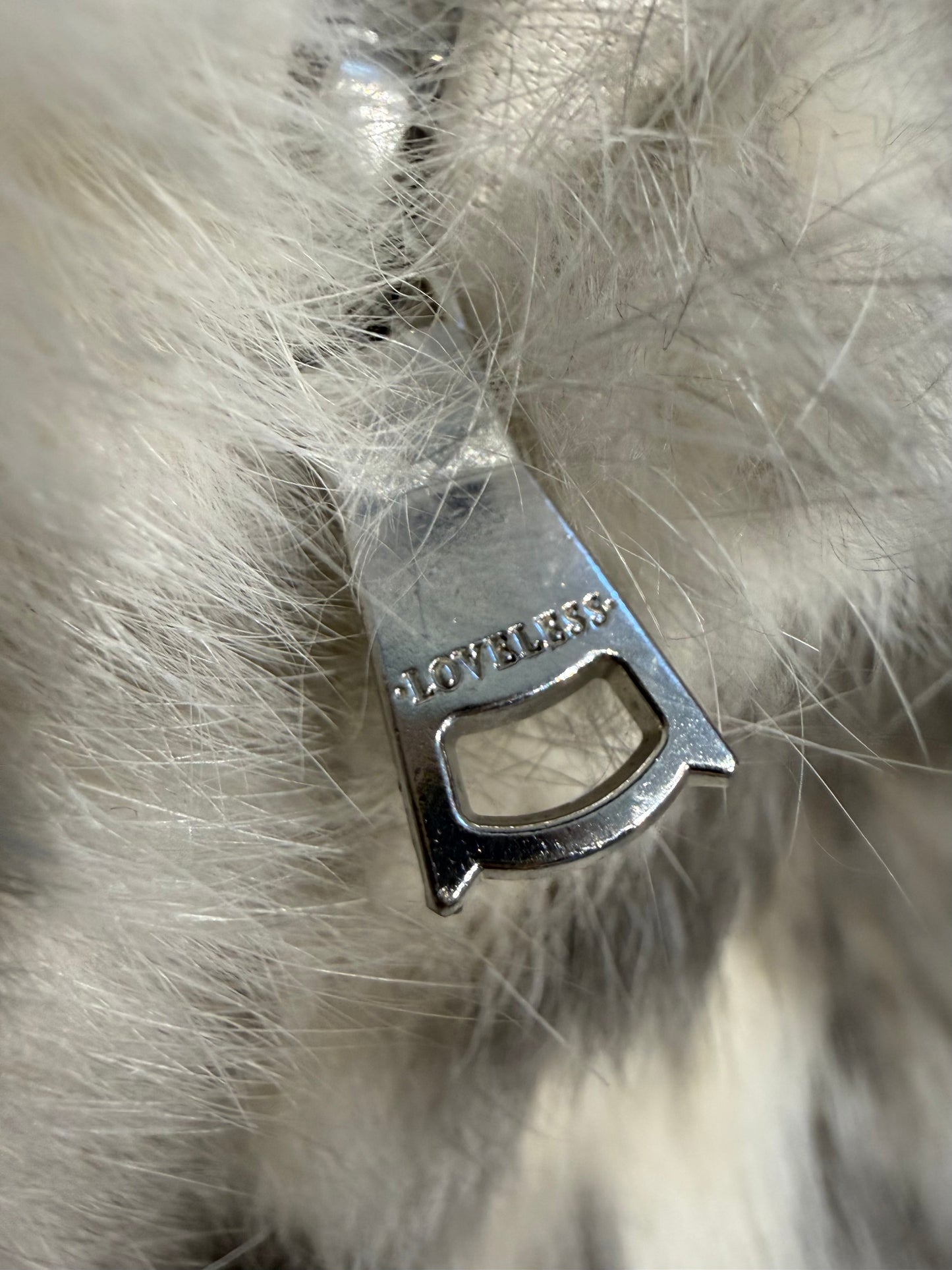 Loveless Rabbit Fur Gilet (S)