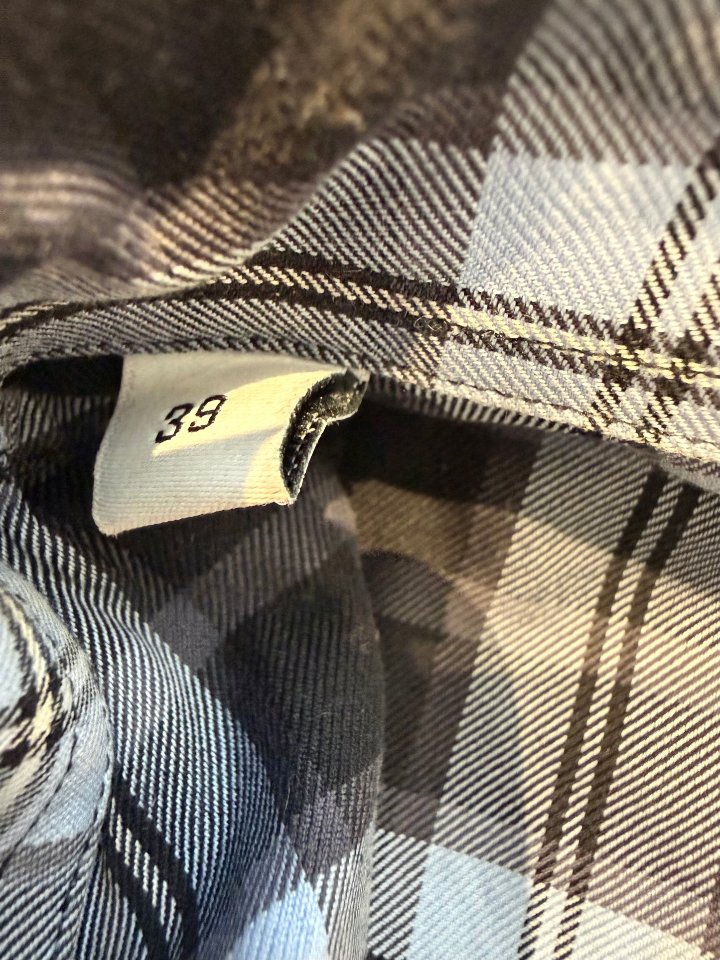 SS2015 Givenchy Stars Plaid Shirt (S)