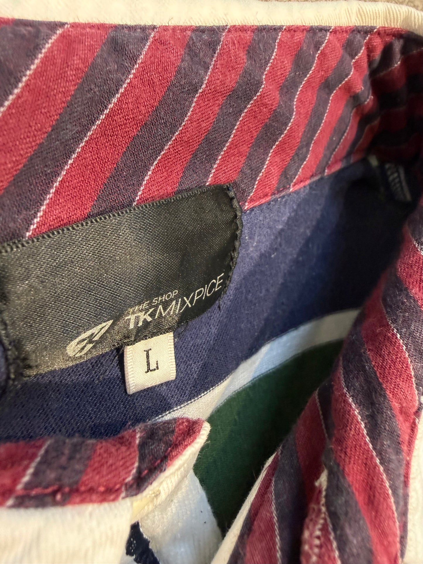 000’s Takeo Kikuchi Striped Polo (XS)