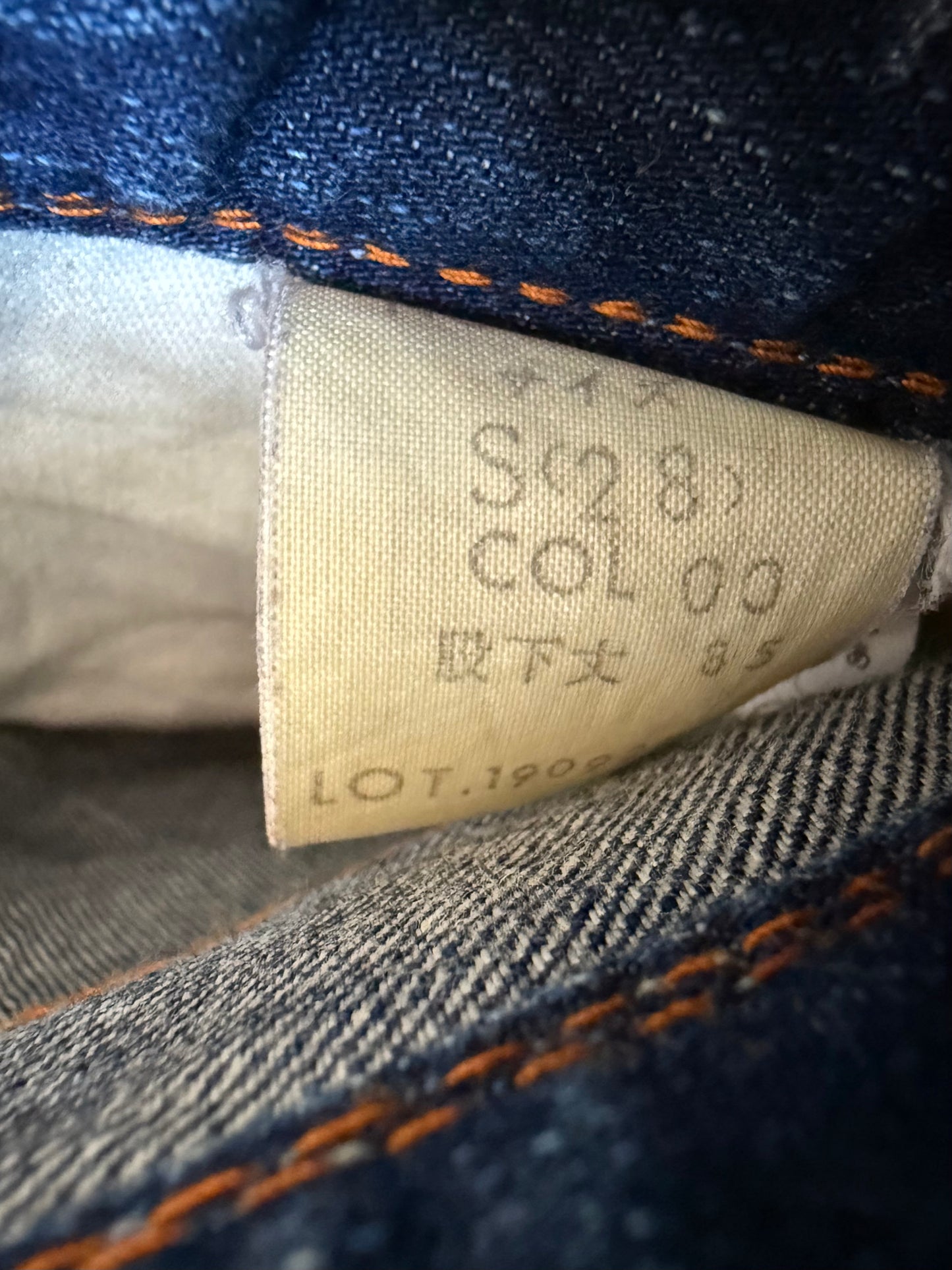 000’s Waxed BW Jeans (28”)