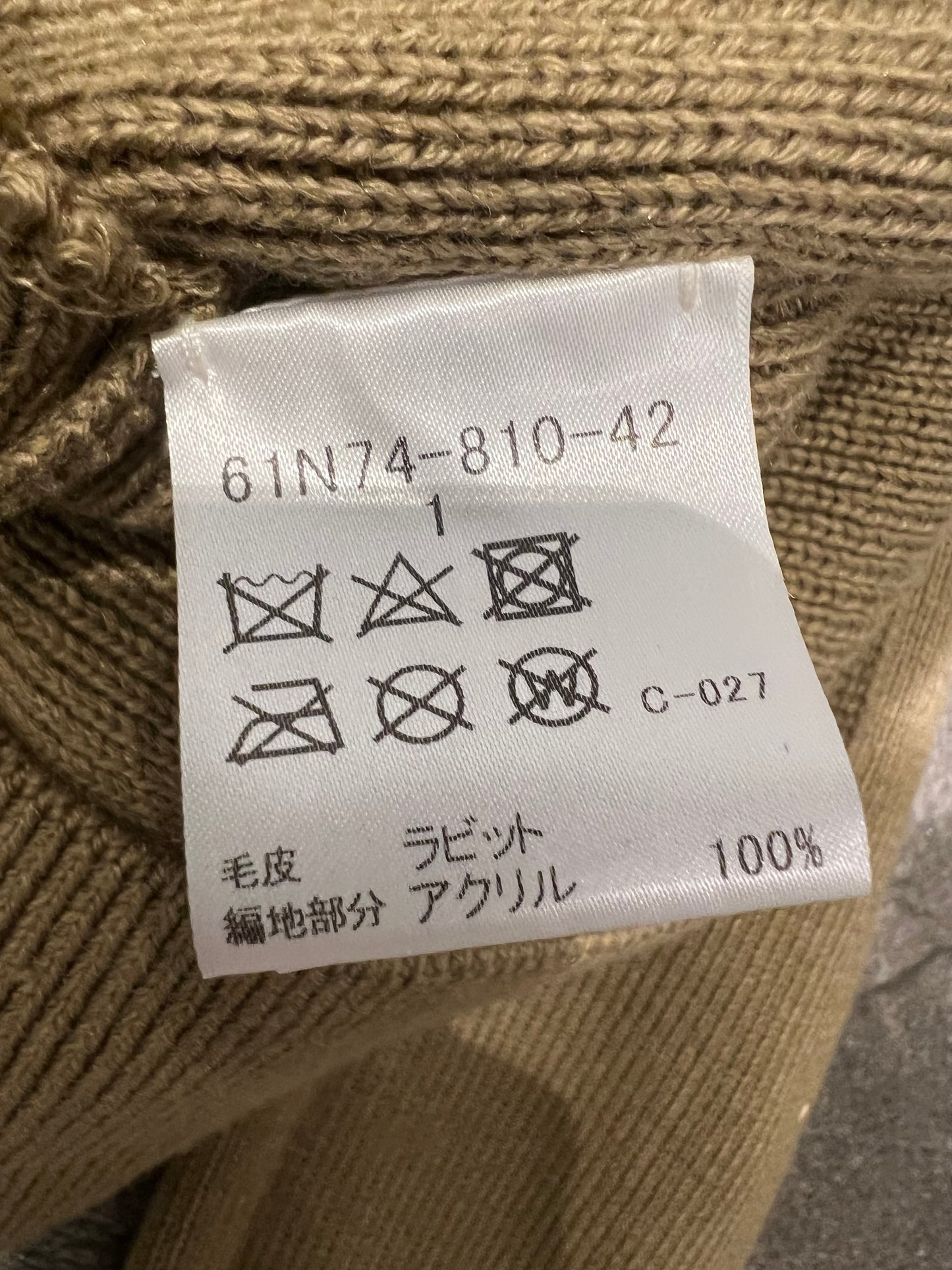 Loveless Rabbit Fur Hoodie