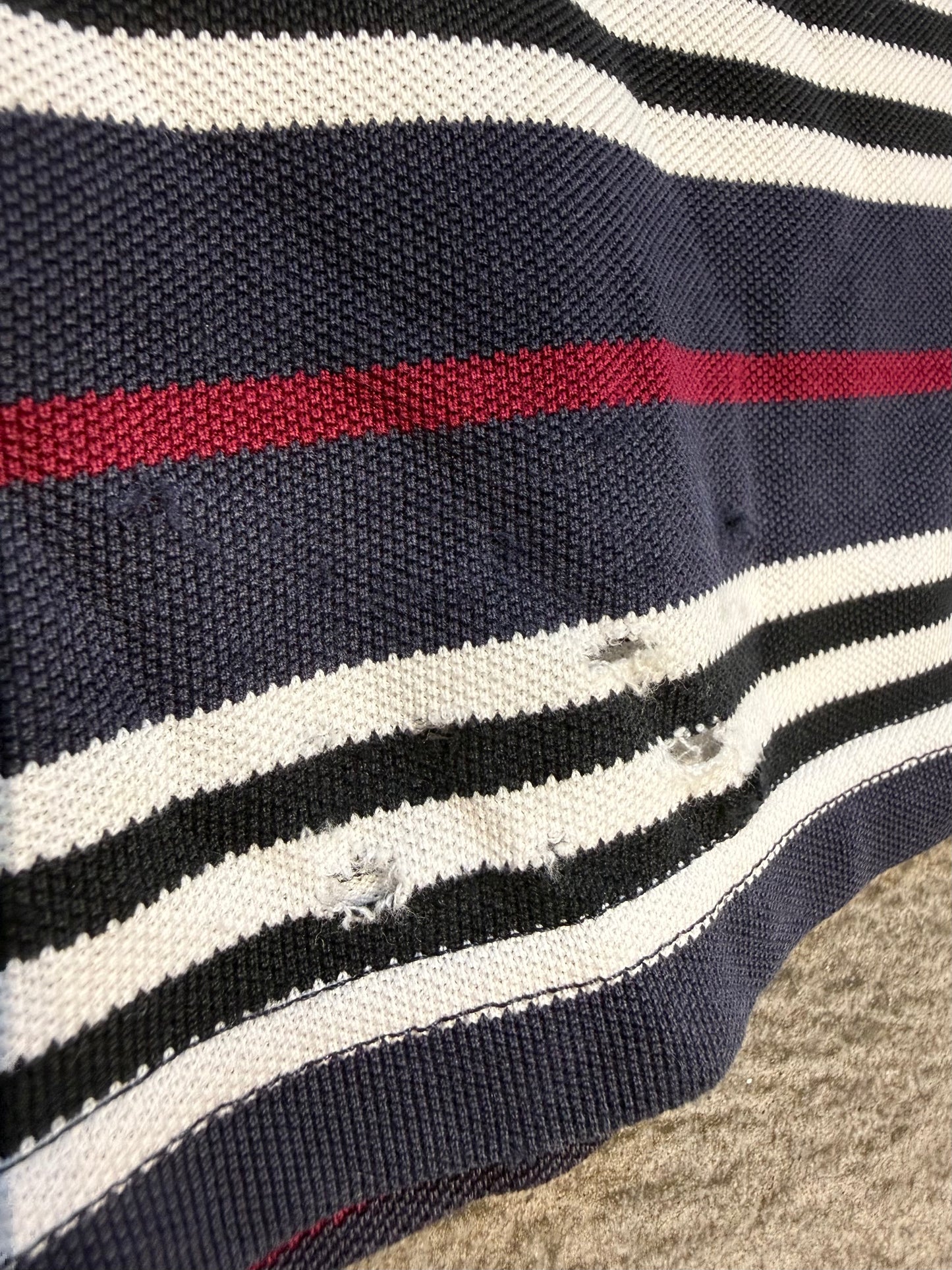 Burberry Striped Polo (S)
