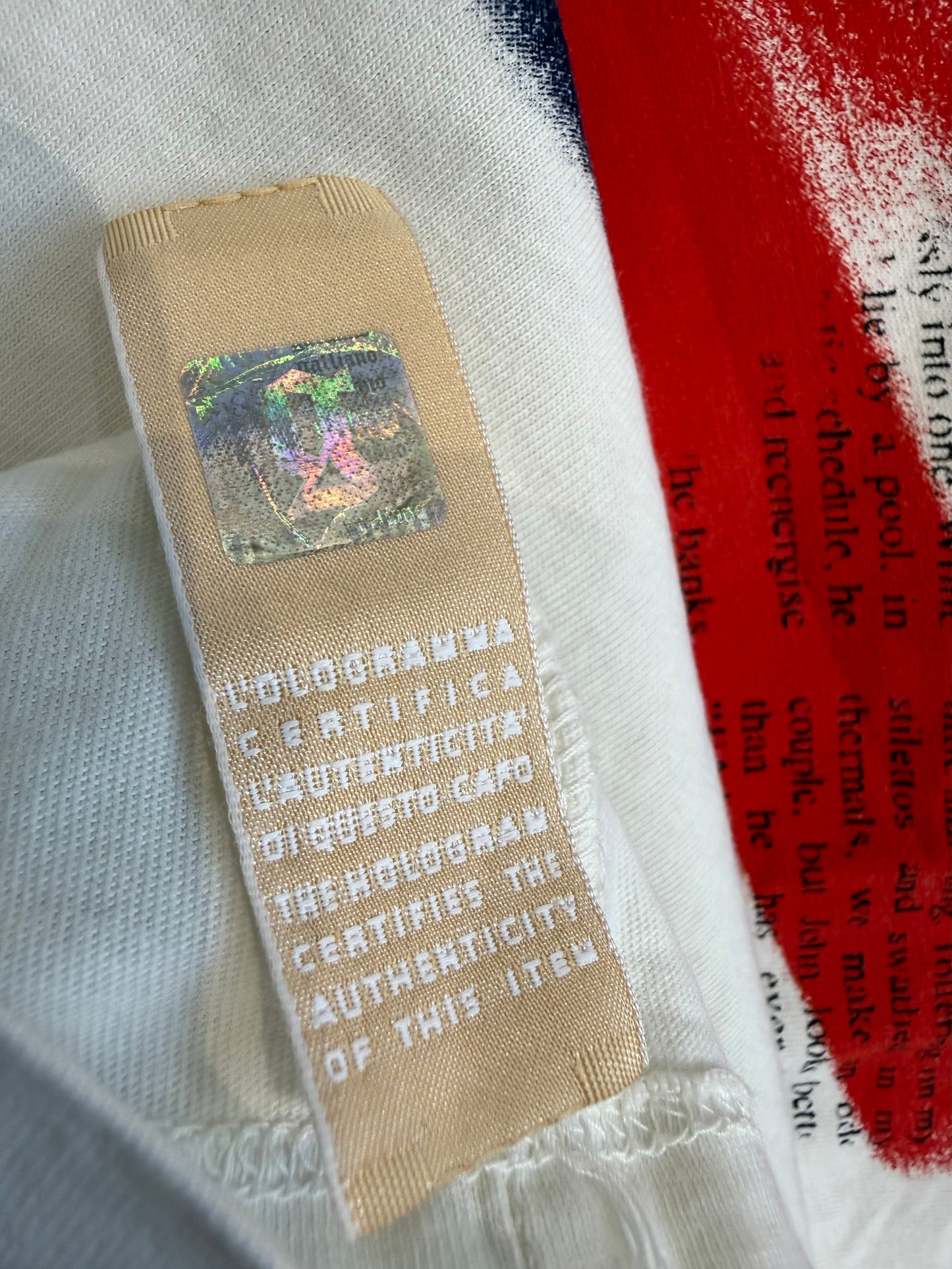 000’s John Galliano Newspaper Union Jack Tee (L)