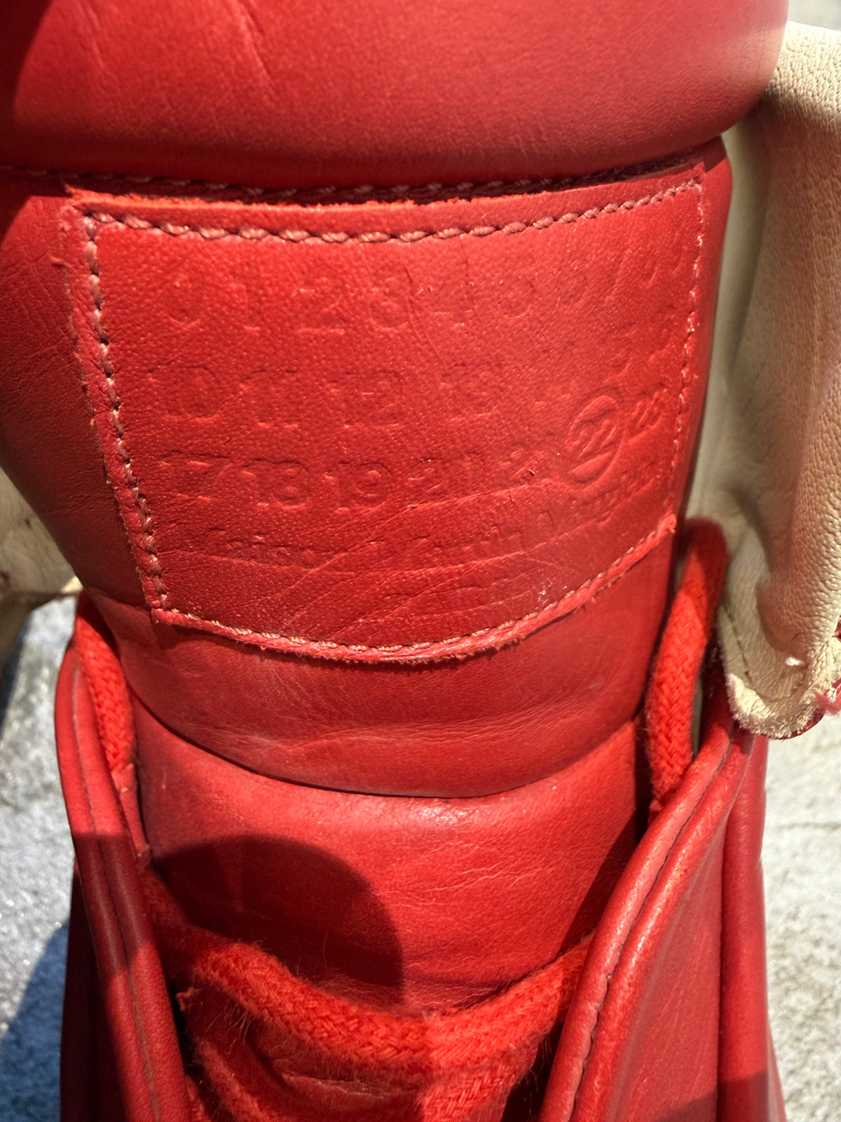 Maison Margiela Red Future High Tops (EU 42 - UK 8)