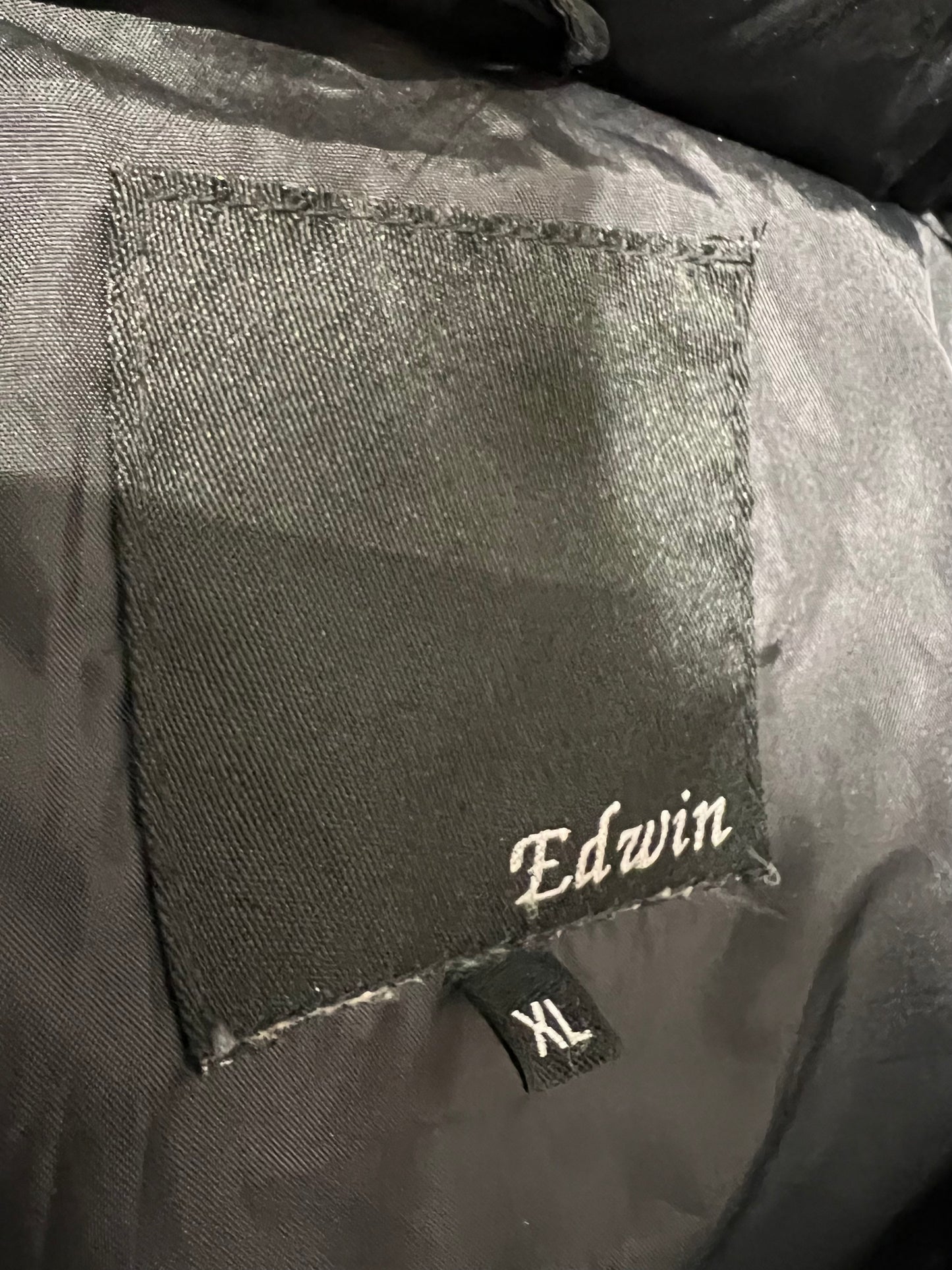 000’s Glossy Edwin Fur Puffer Jacket (XL)