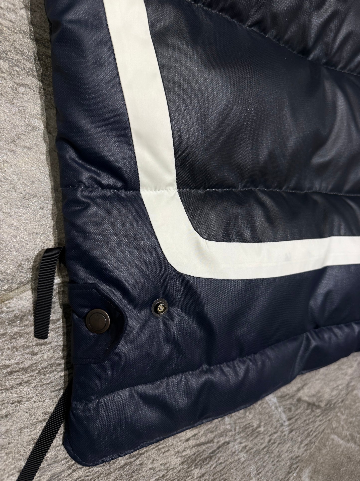 000’s Black Ridge Fur Collar Puffer (M)