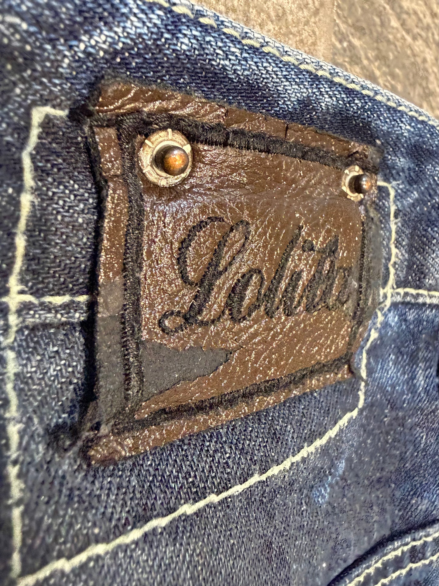 Waxed Lolita Jeans (32”)