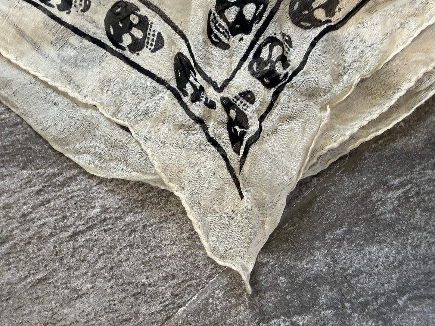Alexander McQueen Silk Skull Scarf