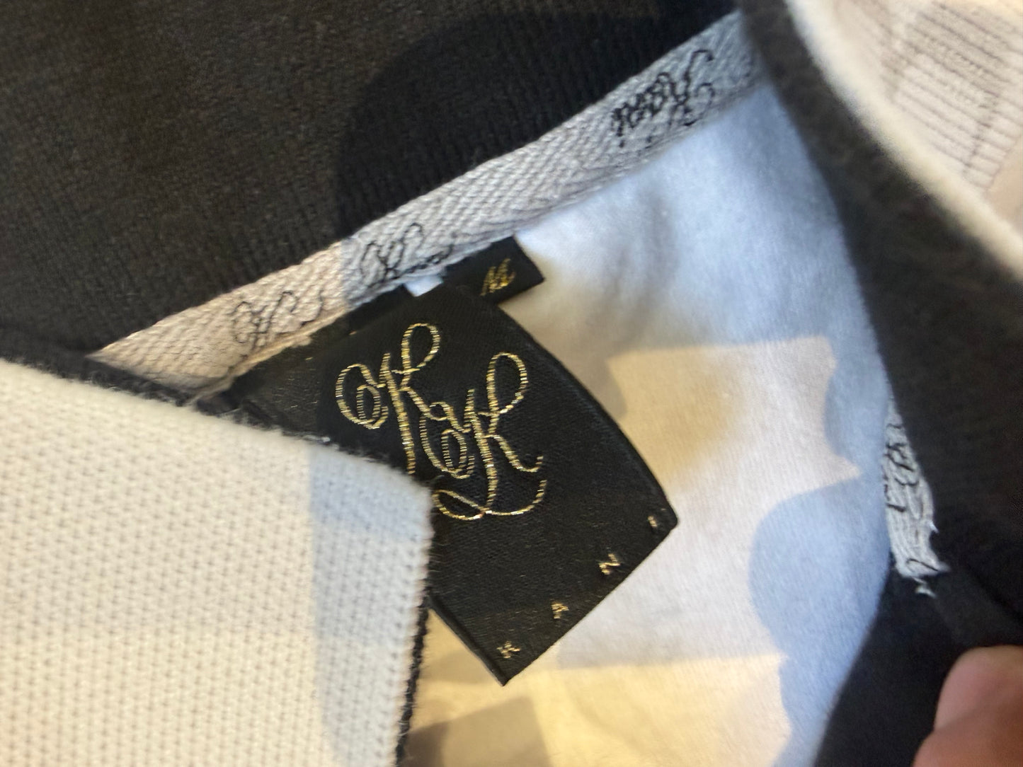 000’s Karl Kani Double Collar Polo (S)