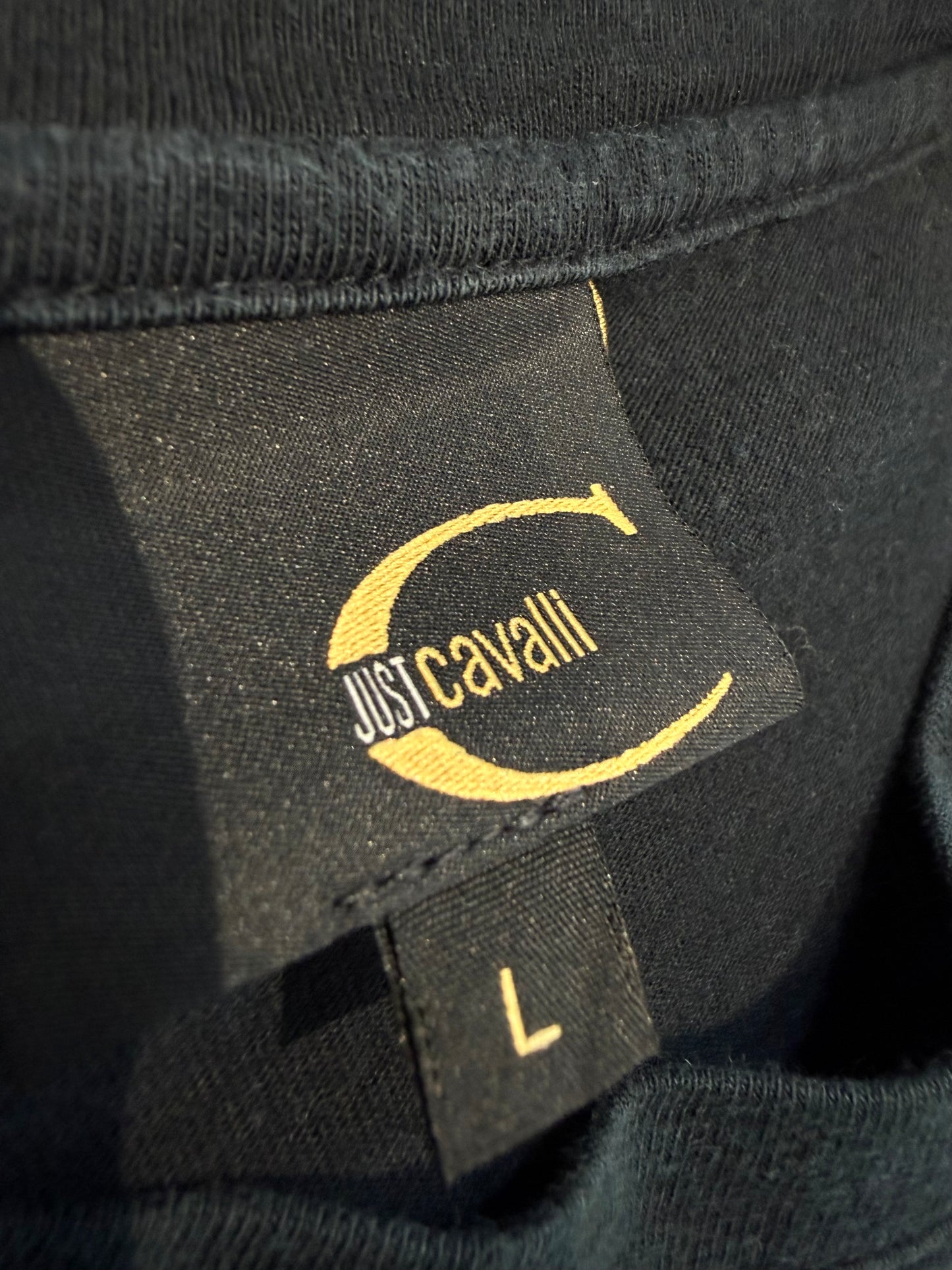 000’s Cavalli Leopard Print Longsleeve Tee (S-M)