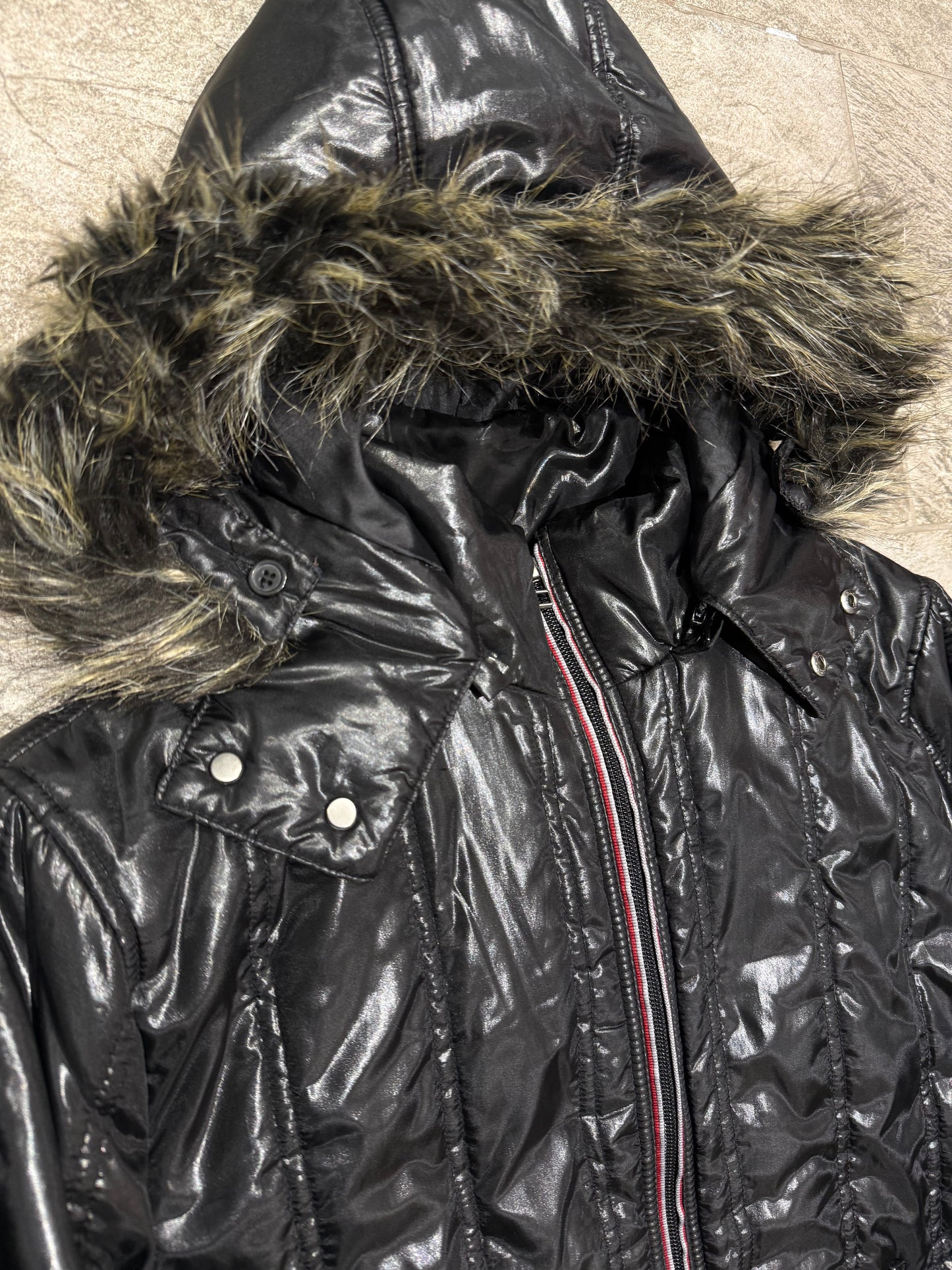 000’s Japanese Glossy Fur Puffer (L)