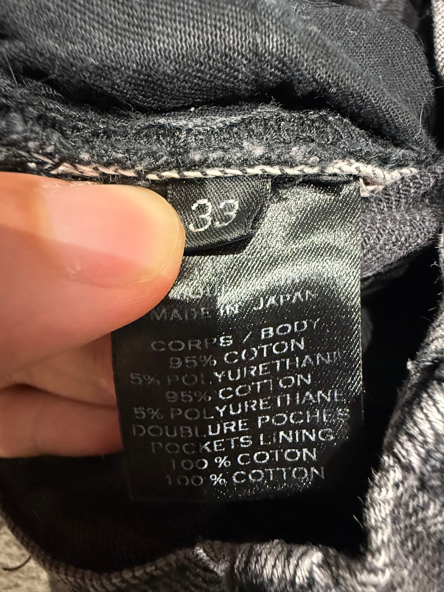 Balmain SS2017 Distressed Zip Jeans (33”)