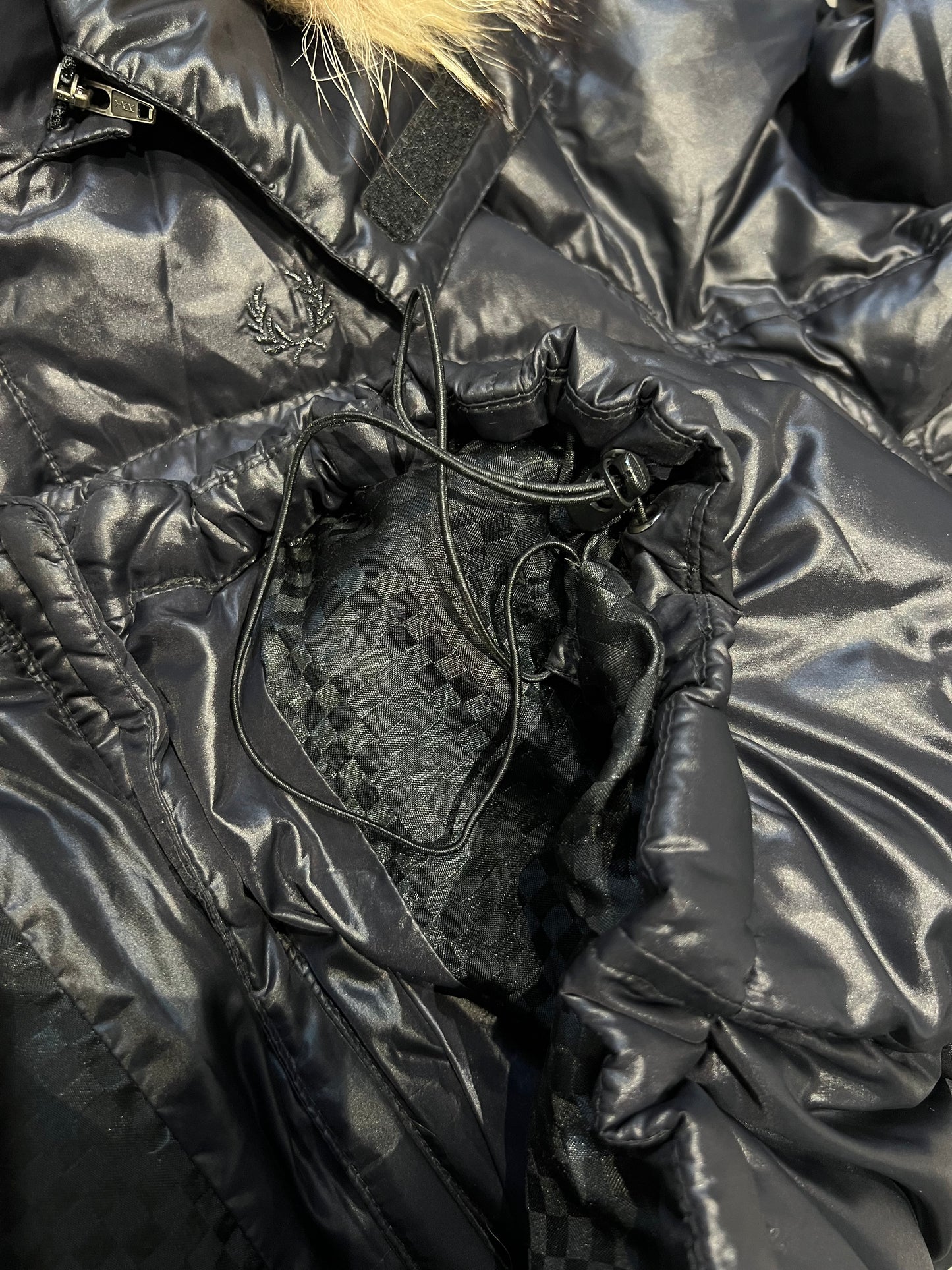 000’s Fred Perry Fur Hood Puffer