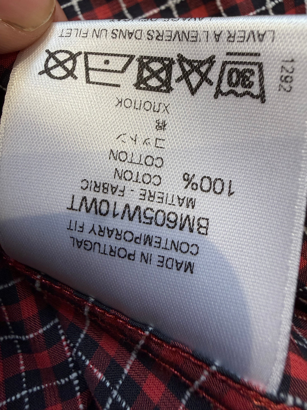 FW2016 Givenchy Plaid Distressed Stars Flannel (M)