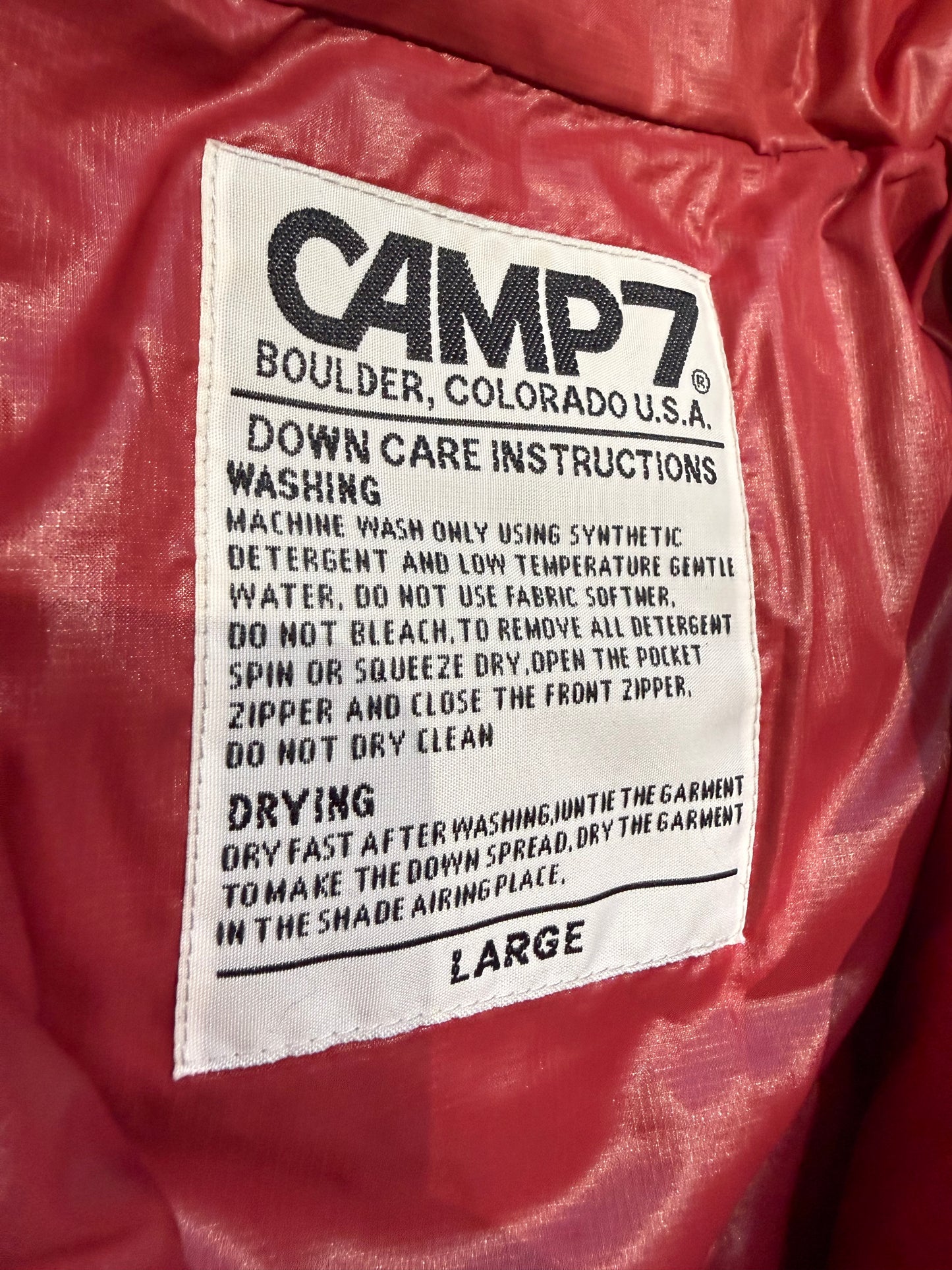 000’s Camp7 Square Stitch Puffer (M)
