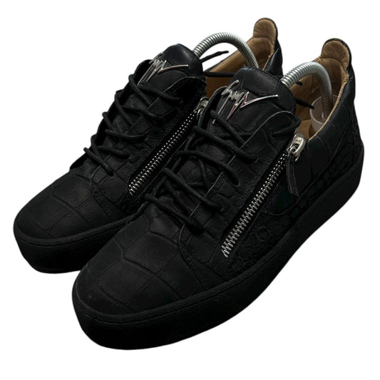 Giuseppe Zanotti Matte Crocodile Effect Trainers