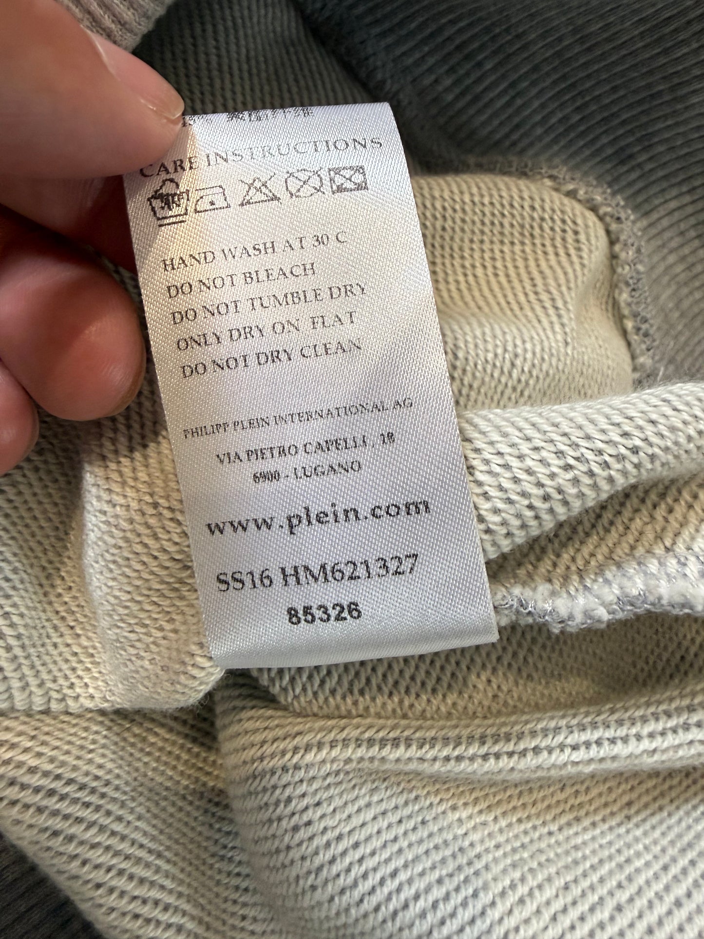 Phillip Plein Panelled Jumper (M)