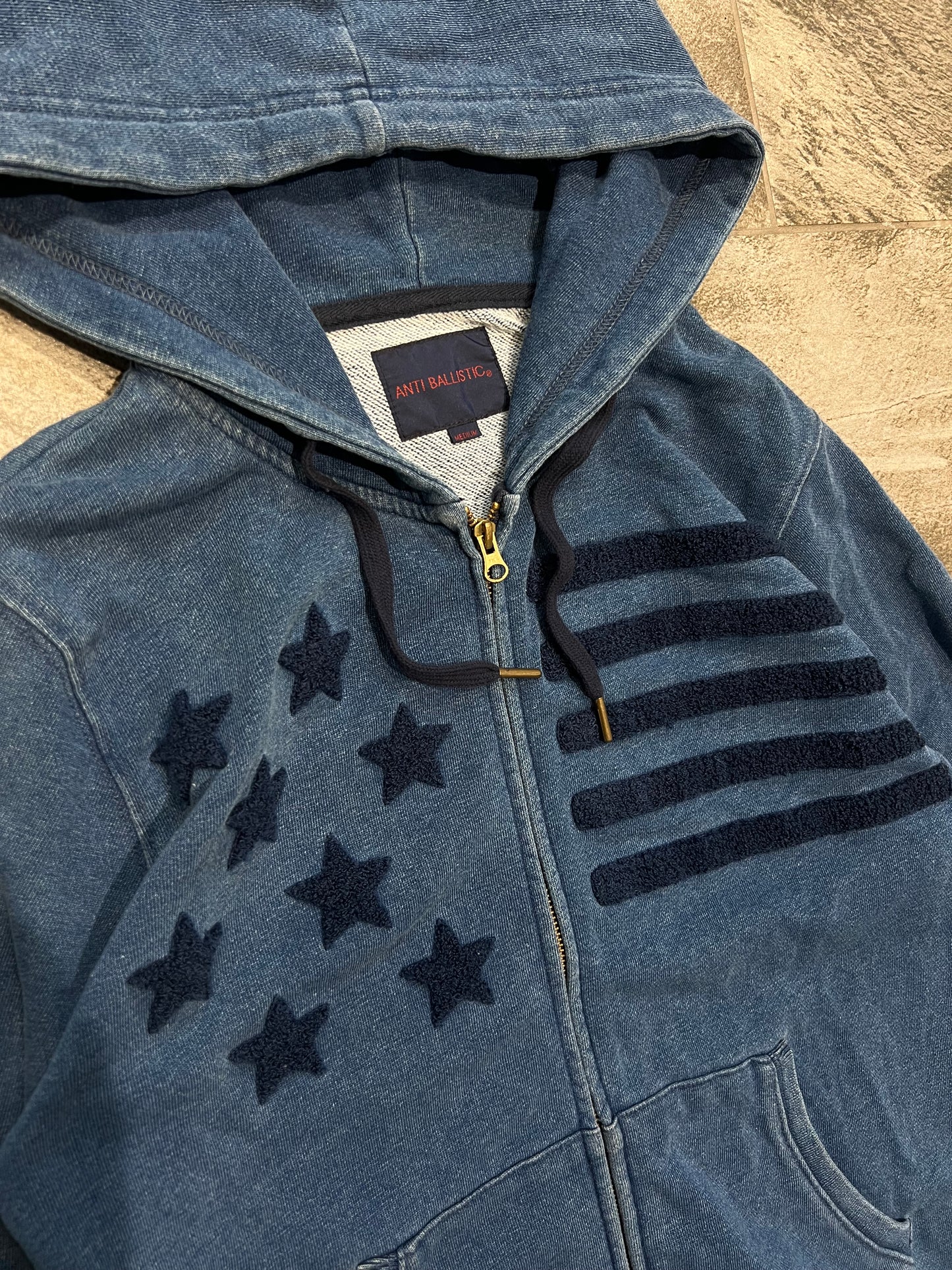 000’s Anti Ballistic USA Flag Hoodie