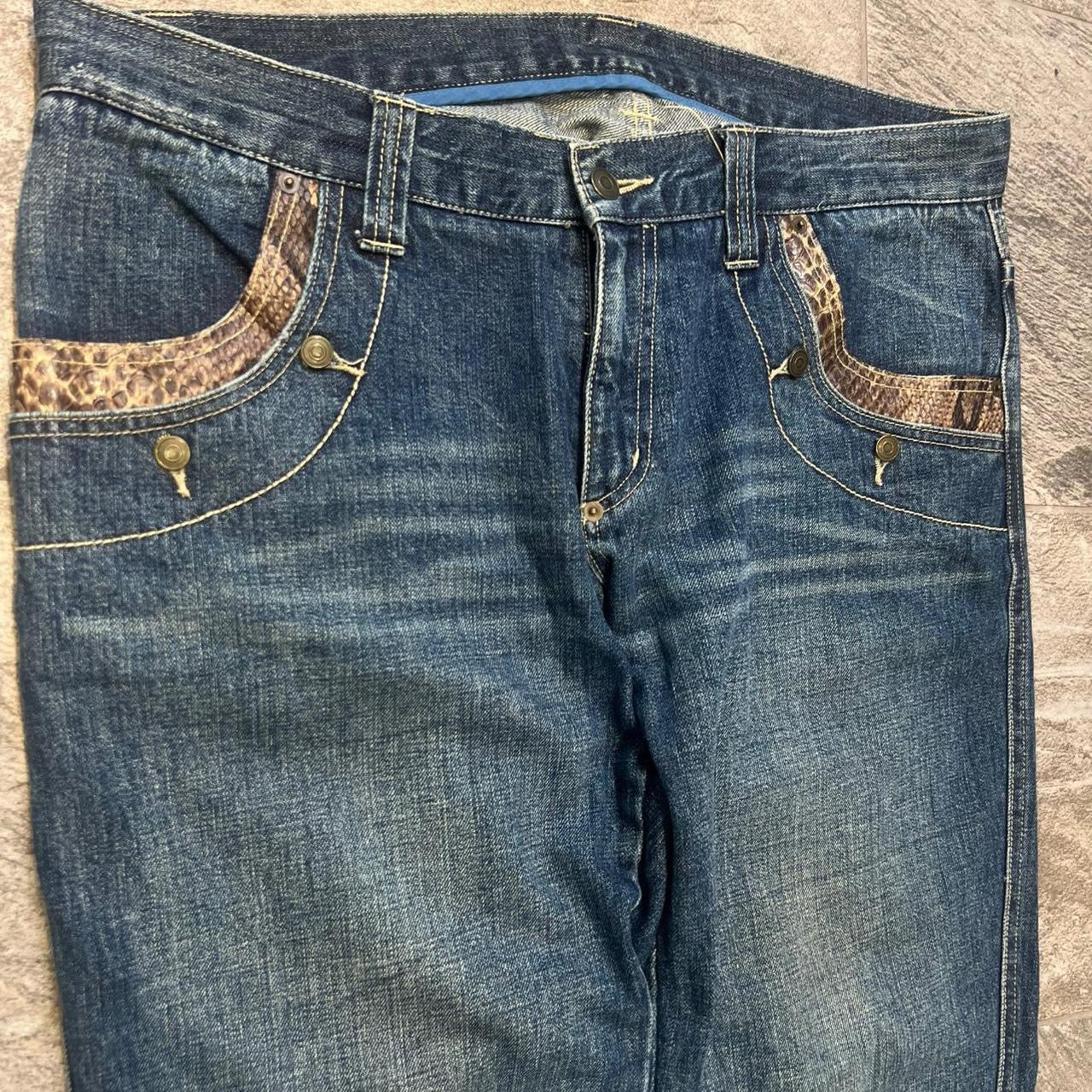 000s Japanese Snakeskin Jeans