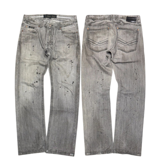 000’s Karl Kani Paint Splatter Jeans  (34”)