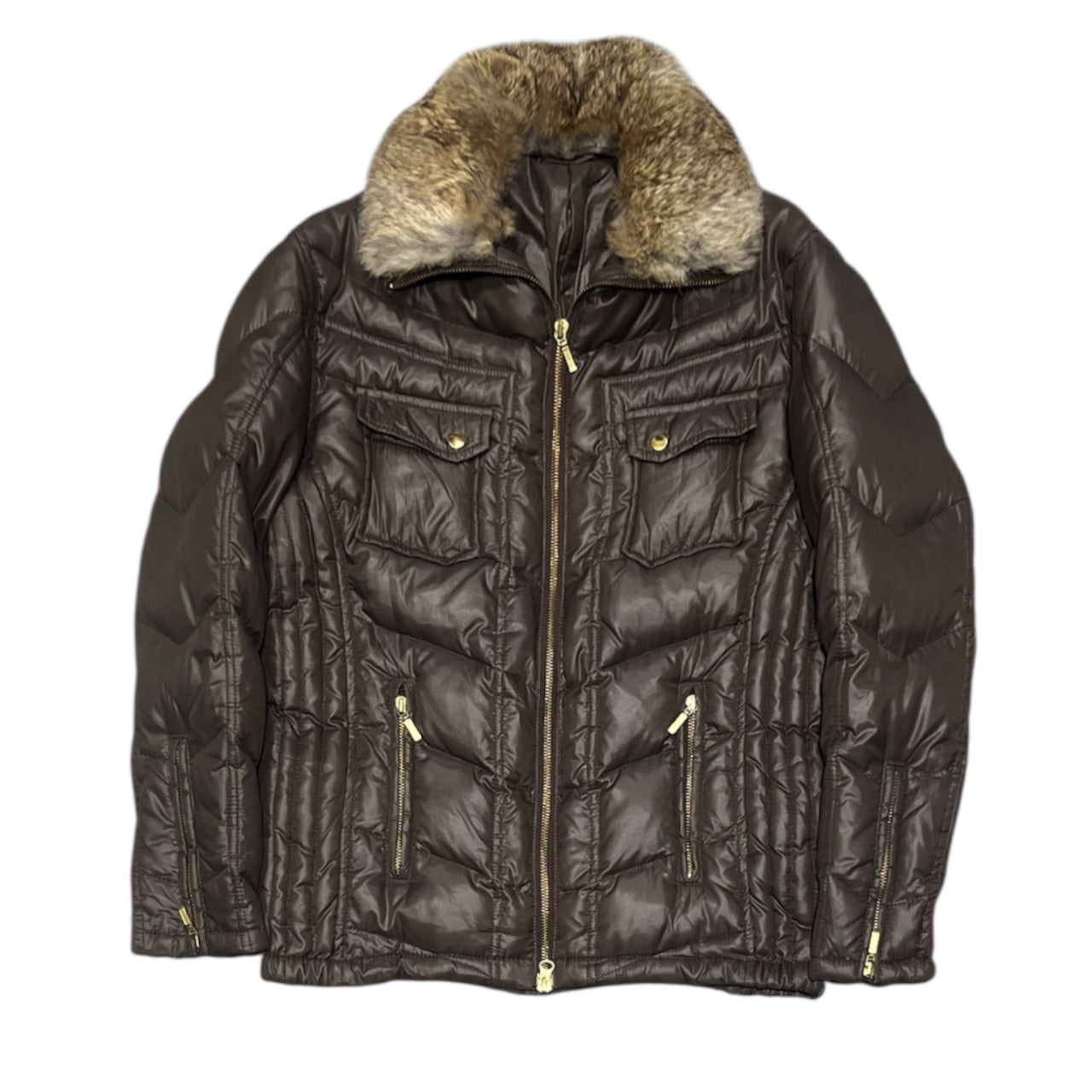 000’s Abahouse Fur Collar Puffer