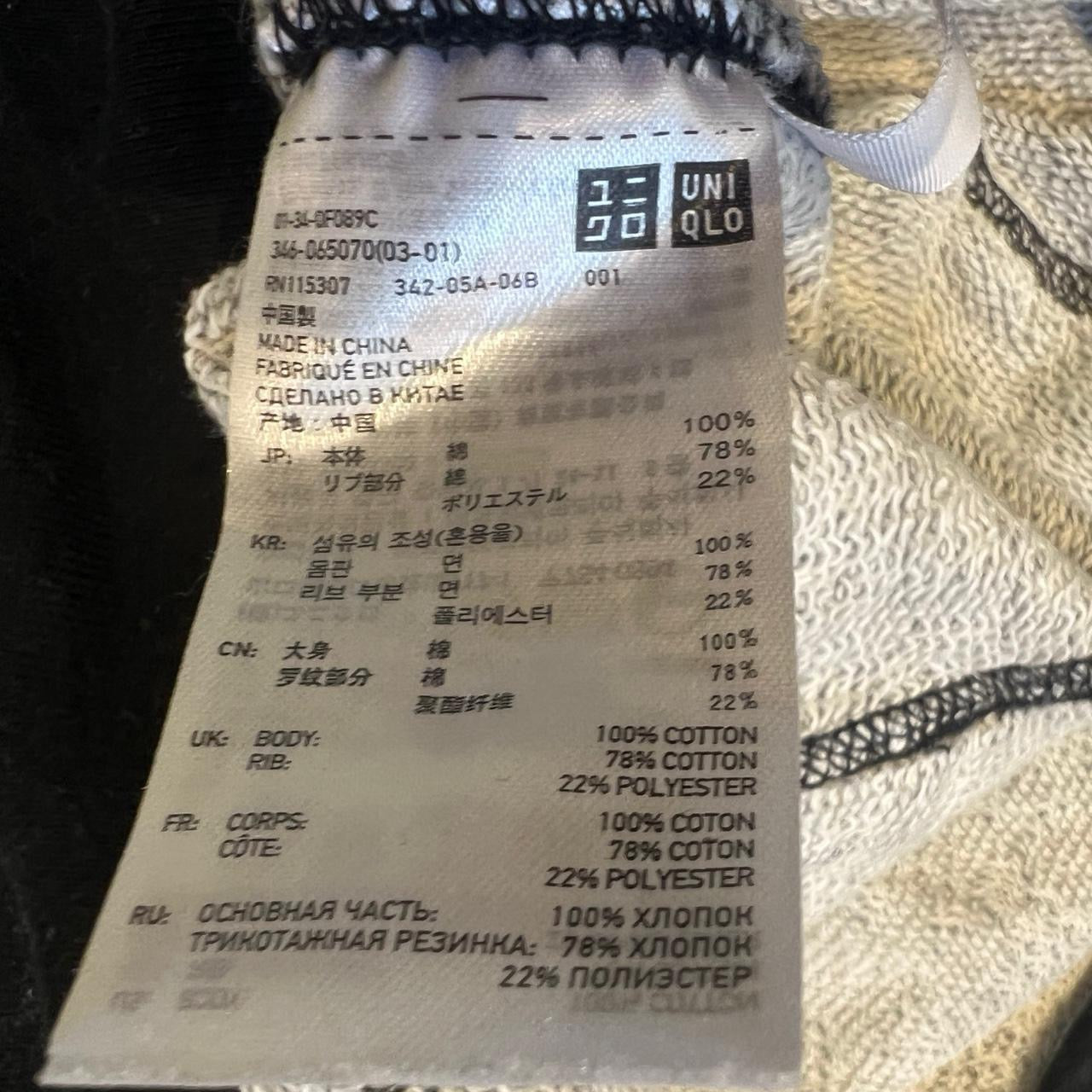 000’s Uniqlo Plaid/Checkered Hoodie