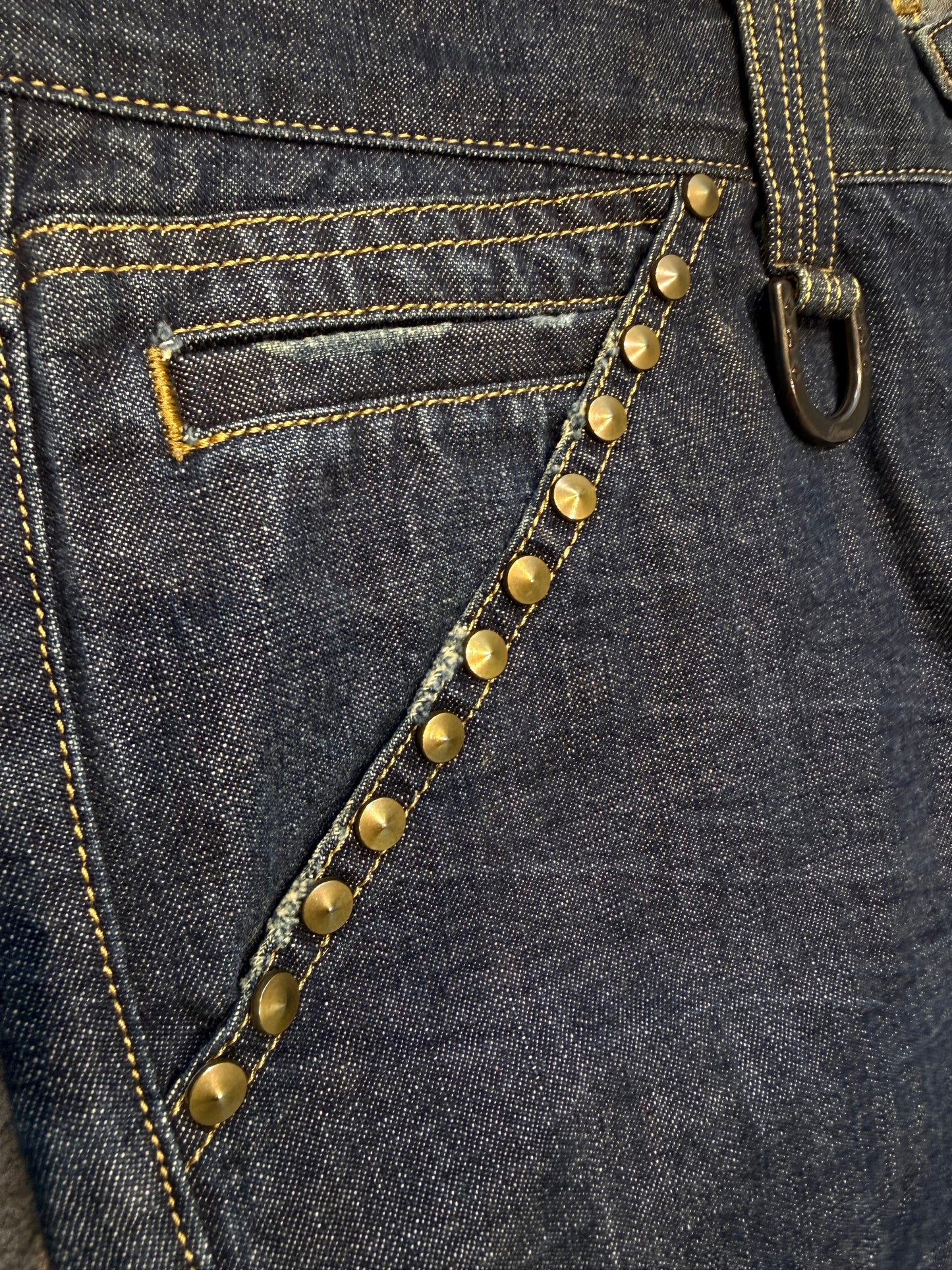 000’s Roen Skull Studded Jeans (33”)