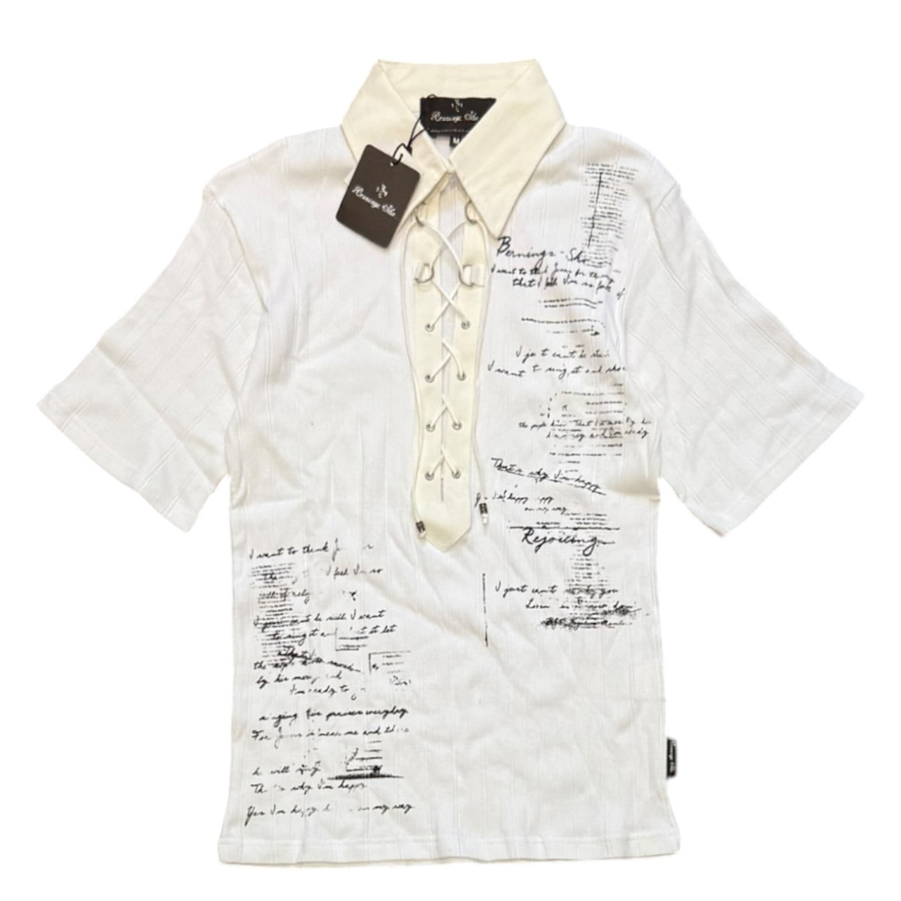 000’s Bernings Sho Lace Up Script Polo (S)