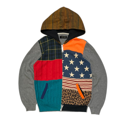 000’s Armed Patchwork Hoodie (S)