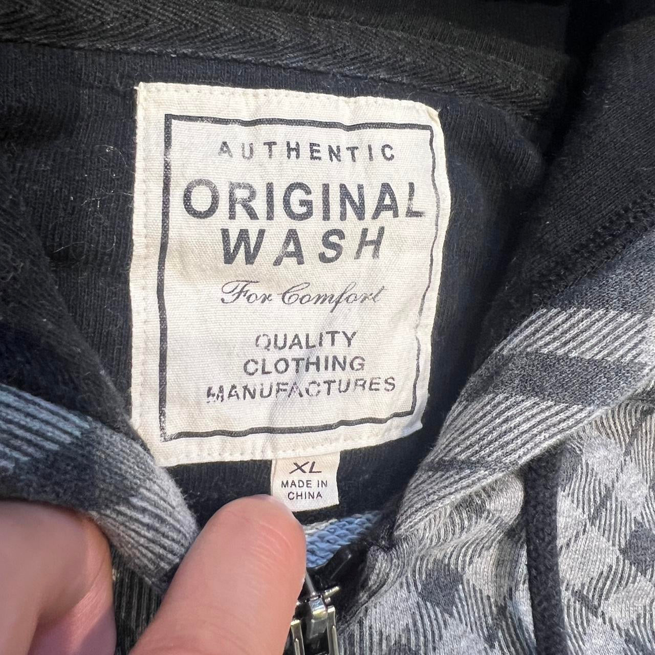 000’s Uniqlo Plaid/Checkered Hoodie