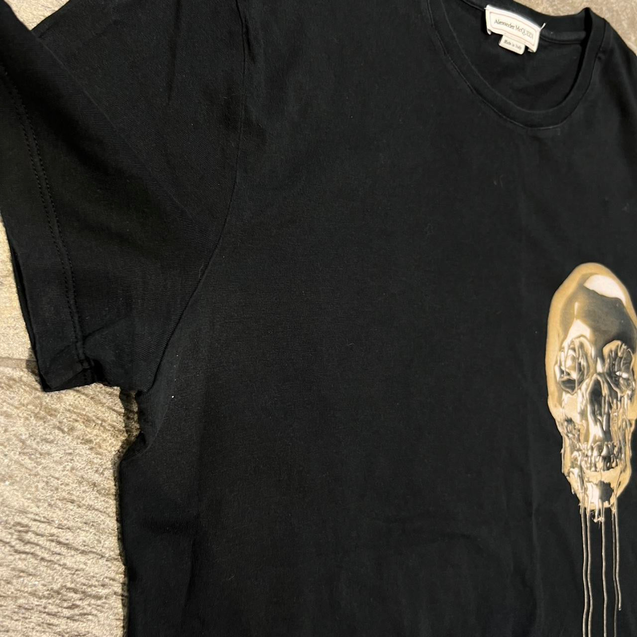 Alexander McQueen Melting Skull Tee