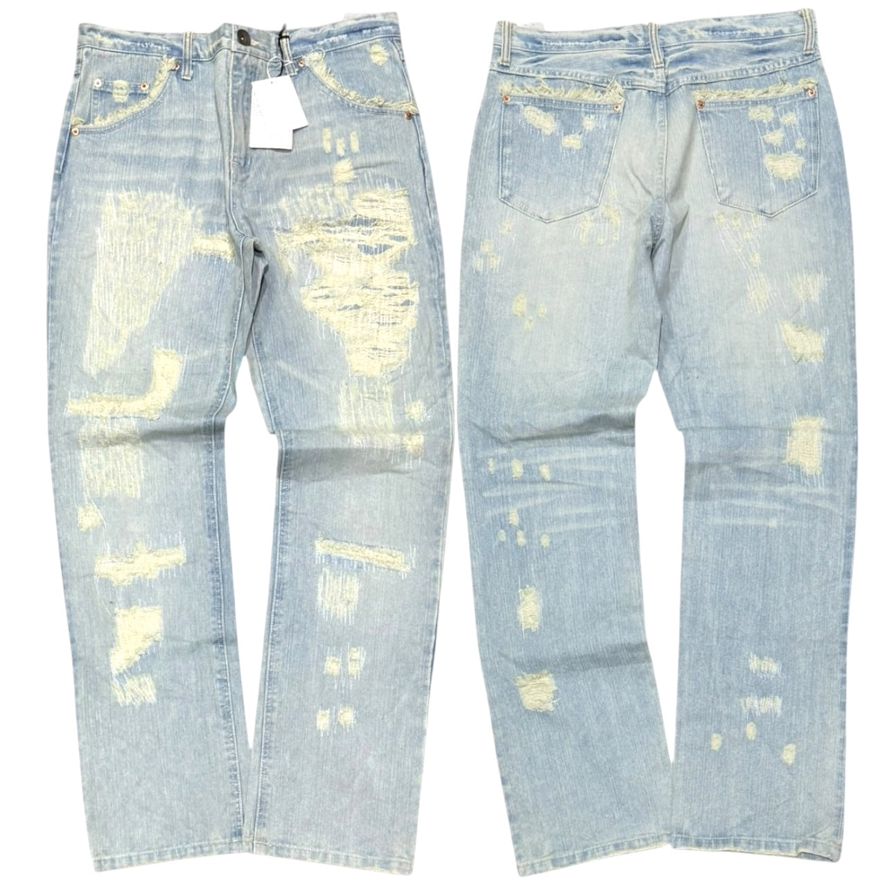 000’s Exhibitionist Heavy Sashiko Repair Jeans (33”)